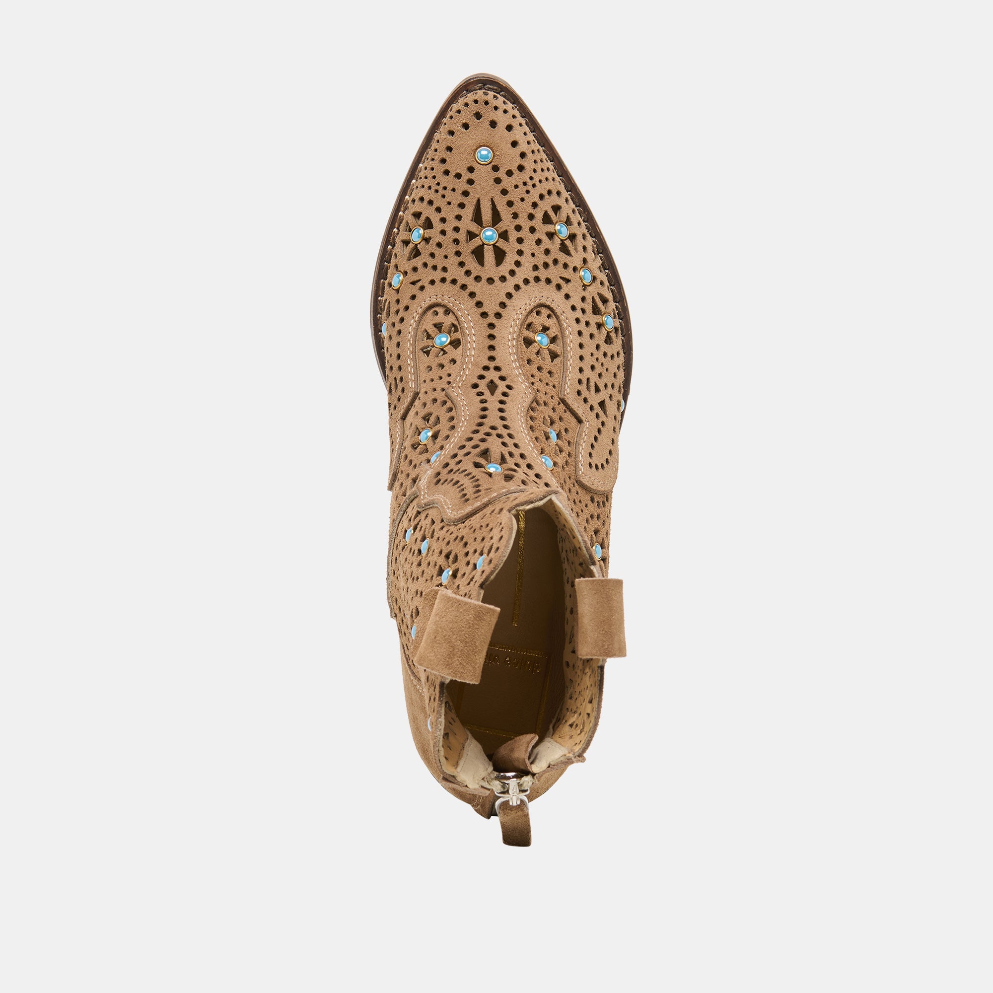 Oakly Mushroom Suede Booties / Dolce Vita