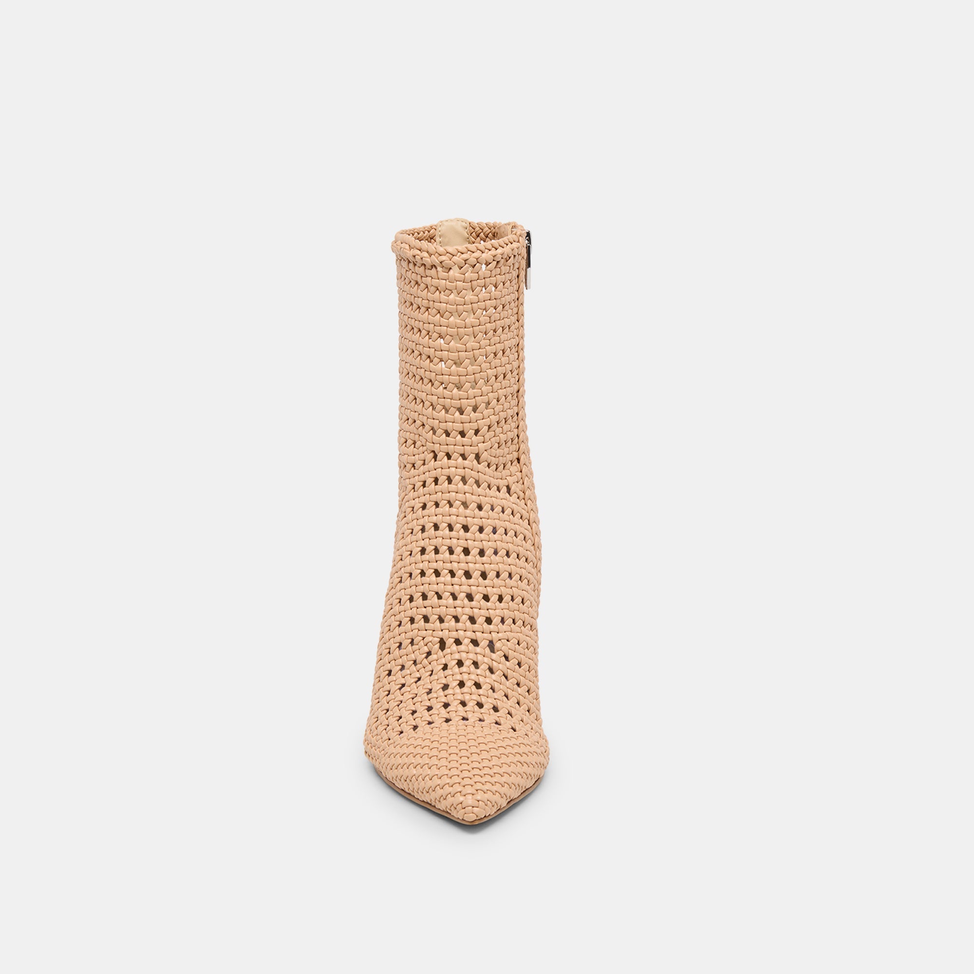 Embry Lt Tan Woven Stella Booties / Dolce Vita