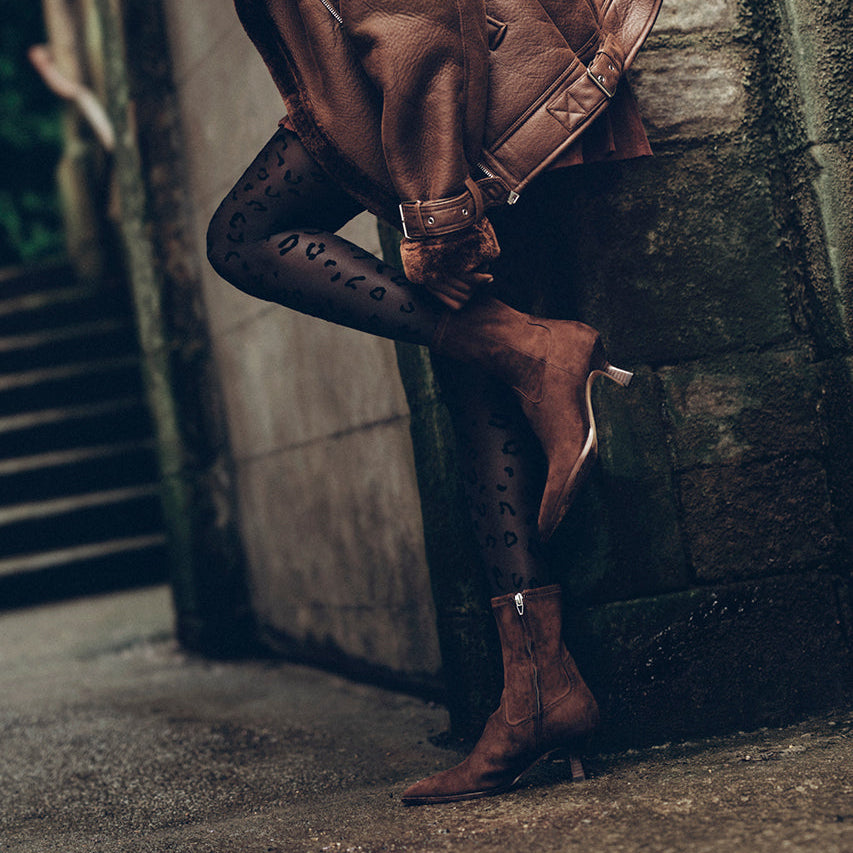 Arya Boots | Dark Brown Stella Suede Boots by Dolce Vita / Dolce Vita