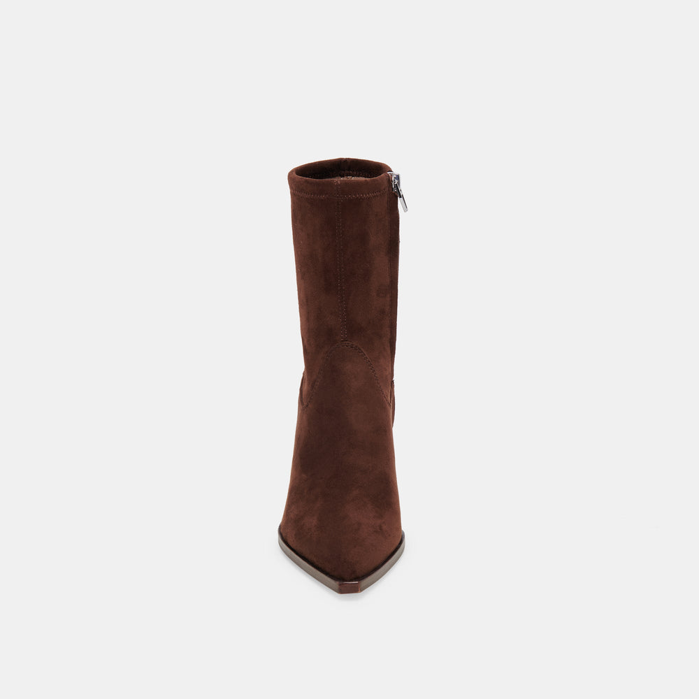 Arya Boots | Dark Brown Stella Suede Boots by Dolce Vita / Dolce Vita