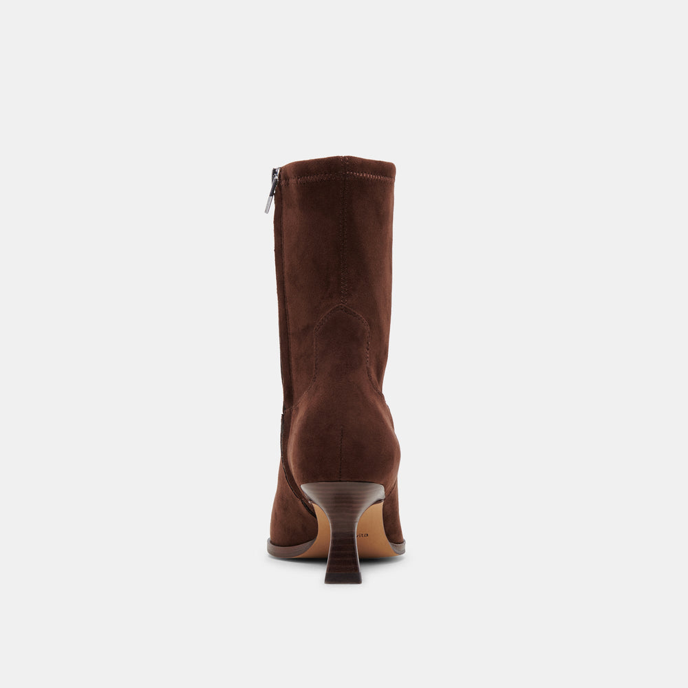 Arya Boots | Dark Brown Stella Suede Boots by Dolce Vita / Dolce Vita