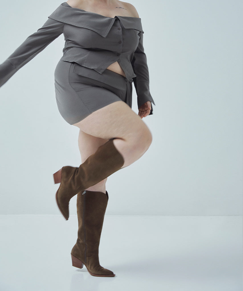 Raj Extra Wide Calf Brown Suede Boots | Suede Wide Calf Boots
 – Dolce Vita / Dolce Vita