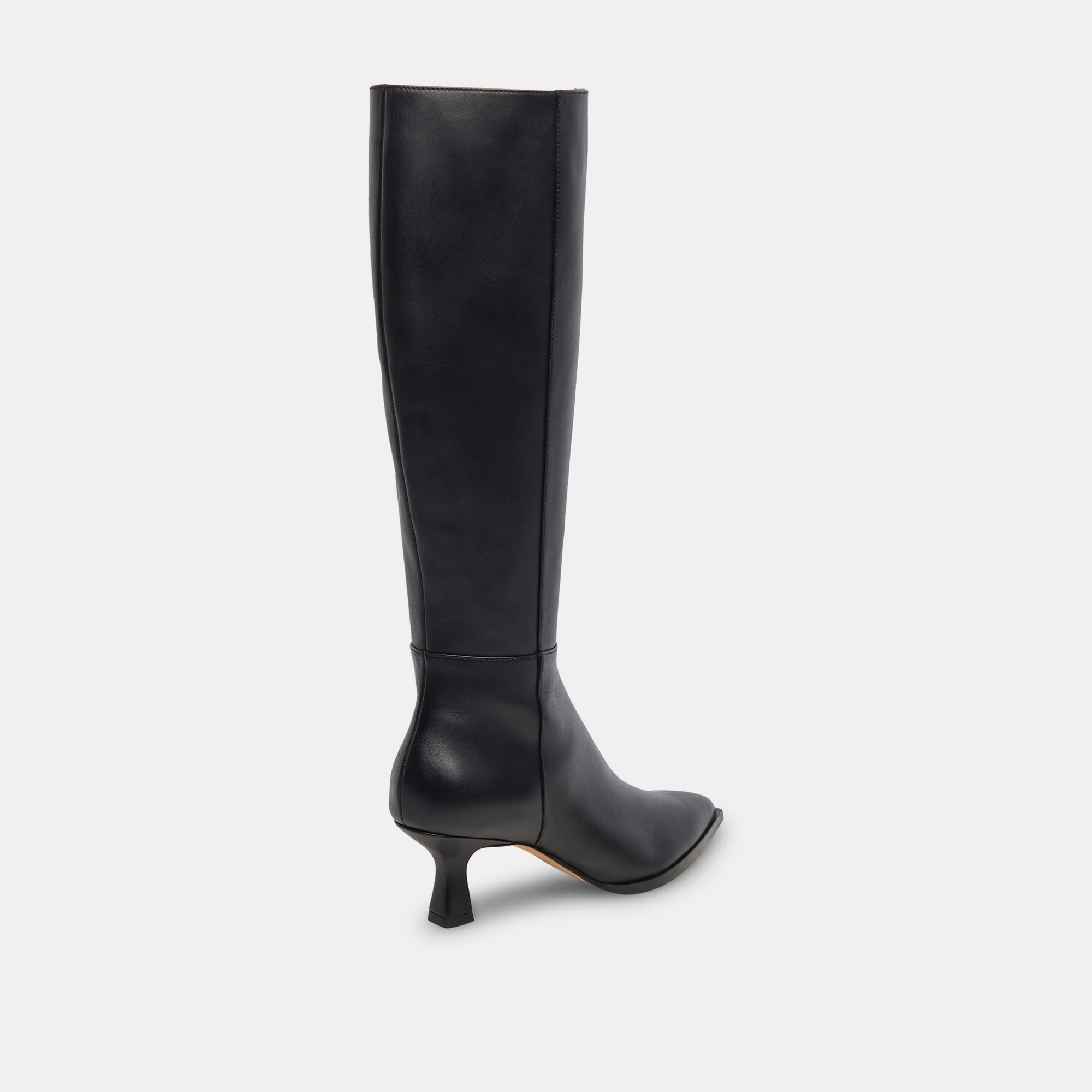 Auggie Wide Calf Boots | Black Leather Boots by Dolce Vita / Dolce Vita