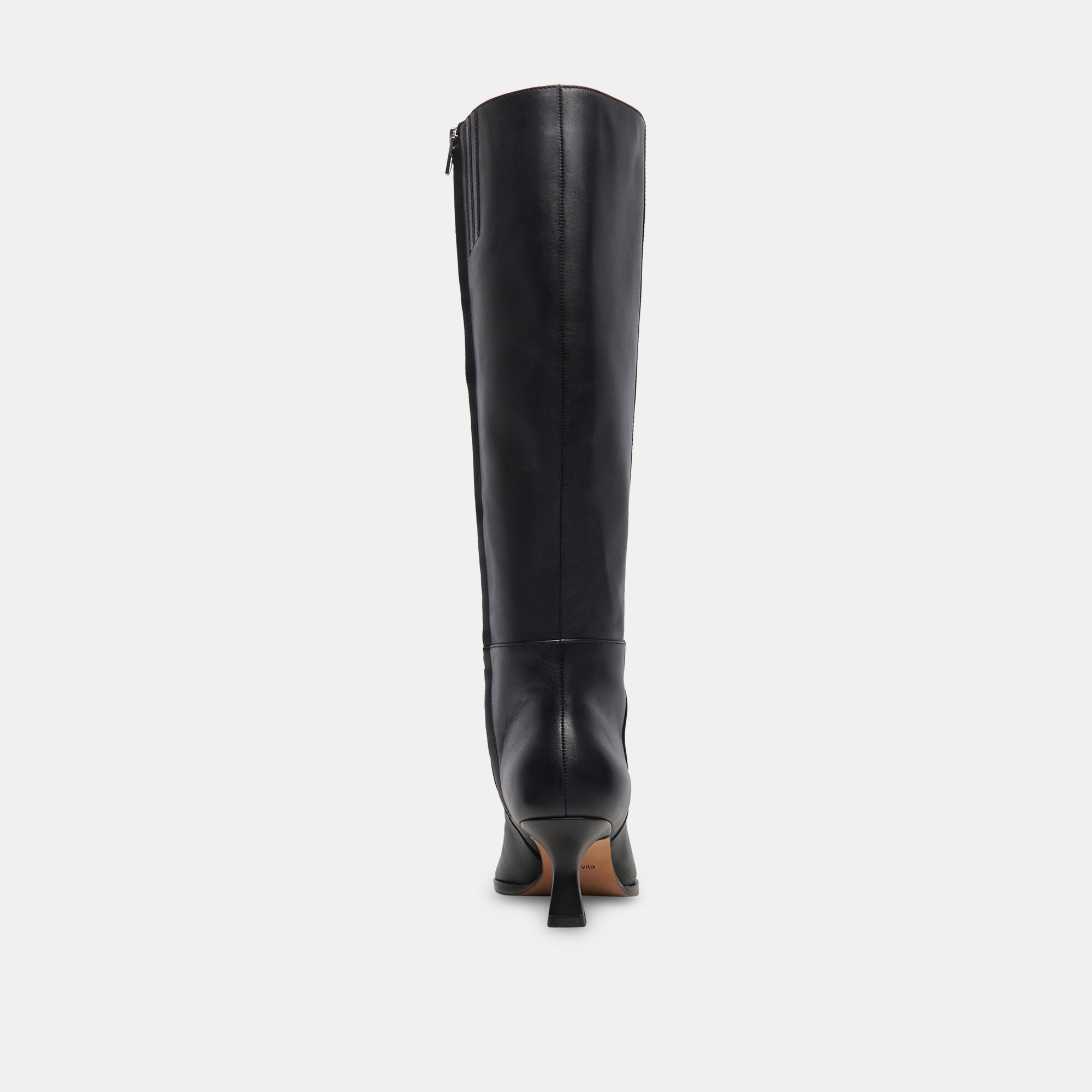 Auggie Wide Calf Boots | Black Leather Boots by Dolce Vita / Dolce Vita