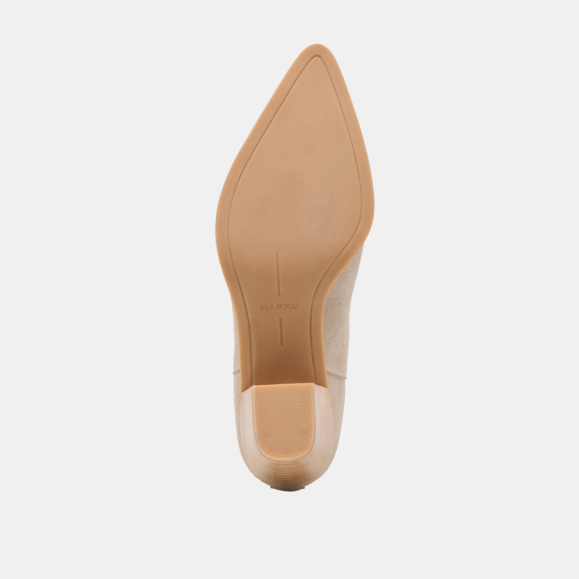Slim Taupe Suede Booties / Dolce Vita
