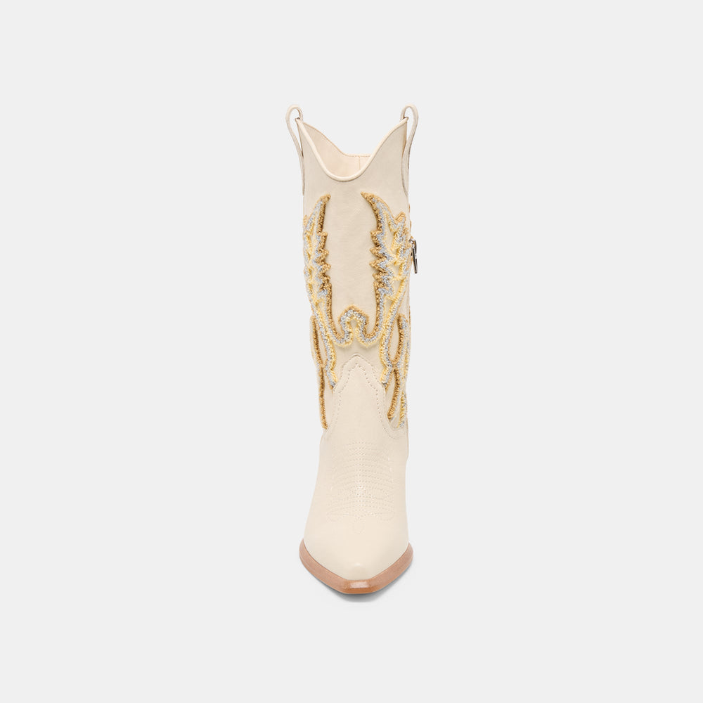 Vila Ivory Leather Boots / Dolce Vita