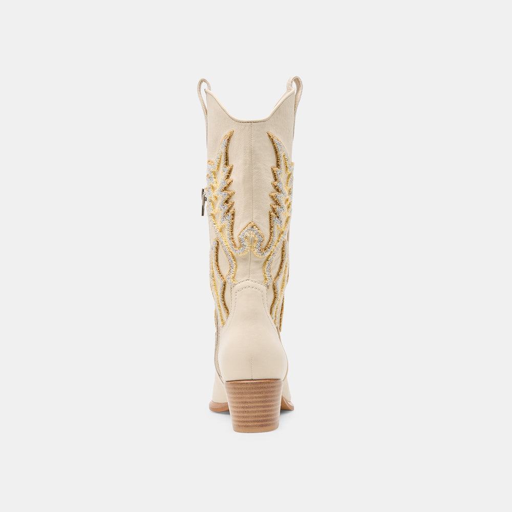 Vila Ivory Leather Boots / Dolce Vita
