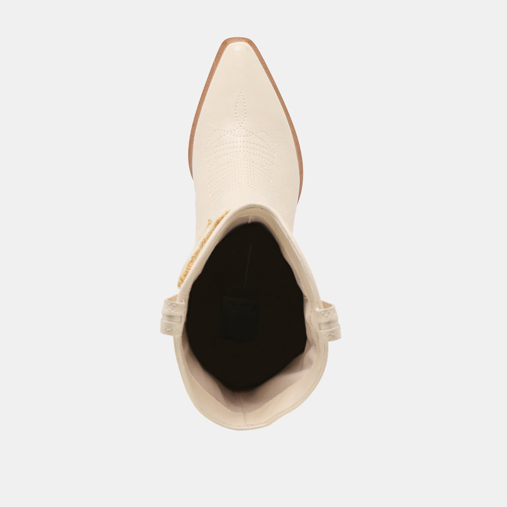 Vila Ivory Leather Boots / Dolce Vita
