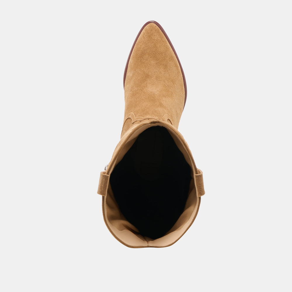 Mirla Lt Brown Suede Boots / Dolce Vita