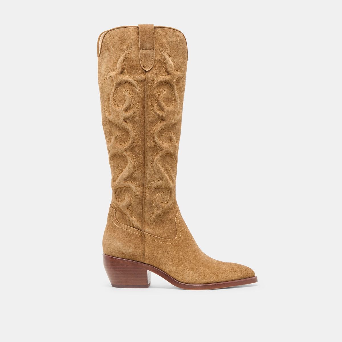Mirla Lt Brown Suede Boots / Dolce Vita