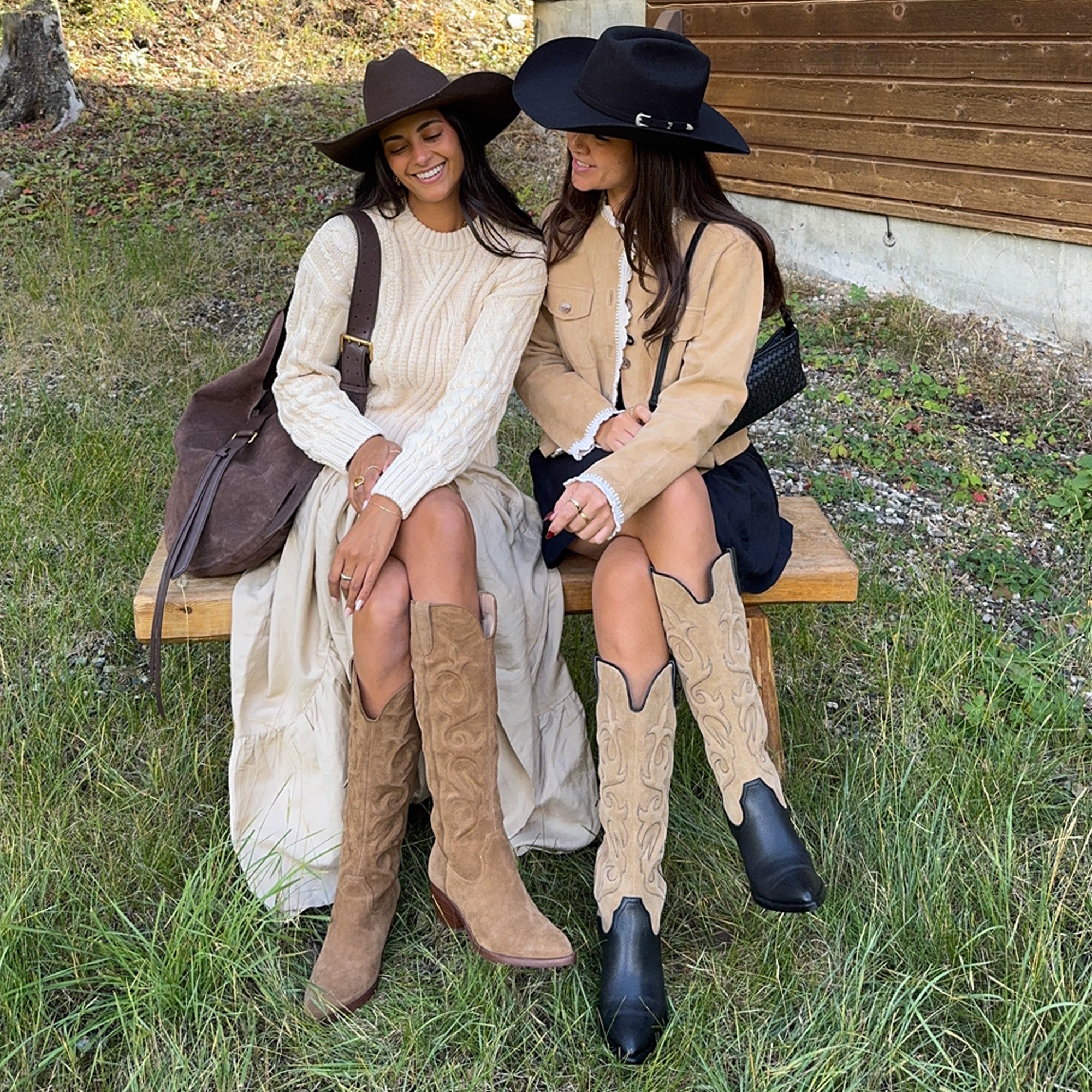 Mirla Lt Brown Suede Boots / Dolce Vita