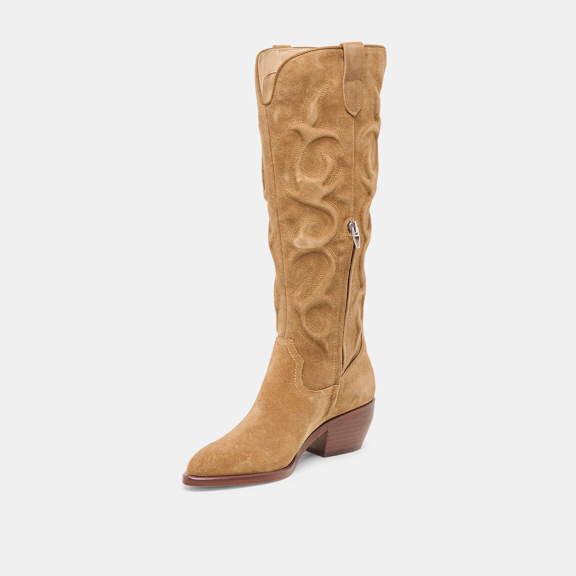 Mirla Lt Brown Suede Boots / Dolce Vita
