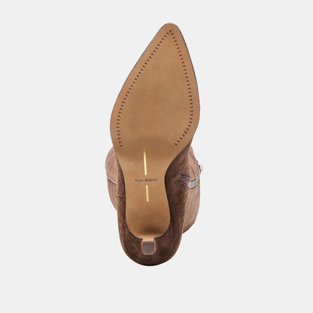 Aldy Dk Brown Suede Boots / Dolce Vita