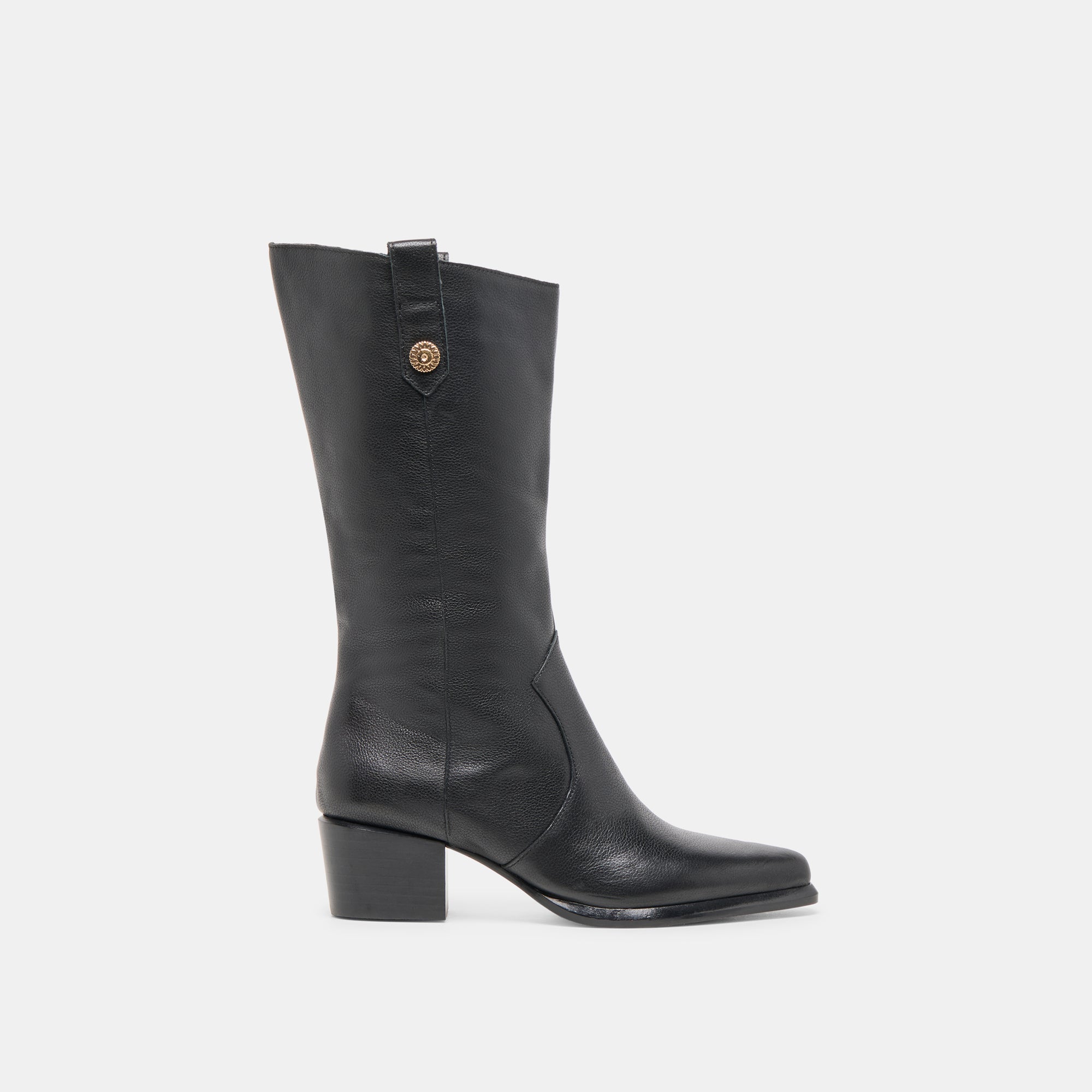 Vern Black Leather Boots / Dolce Vita