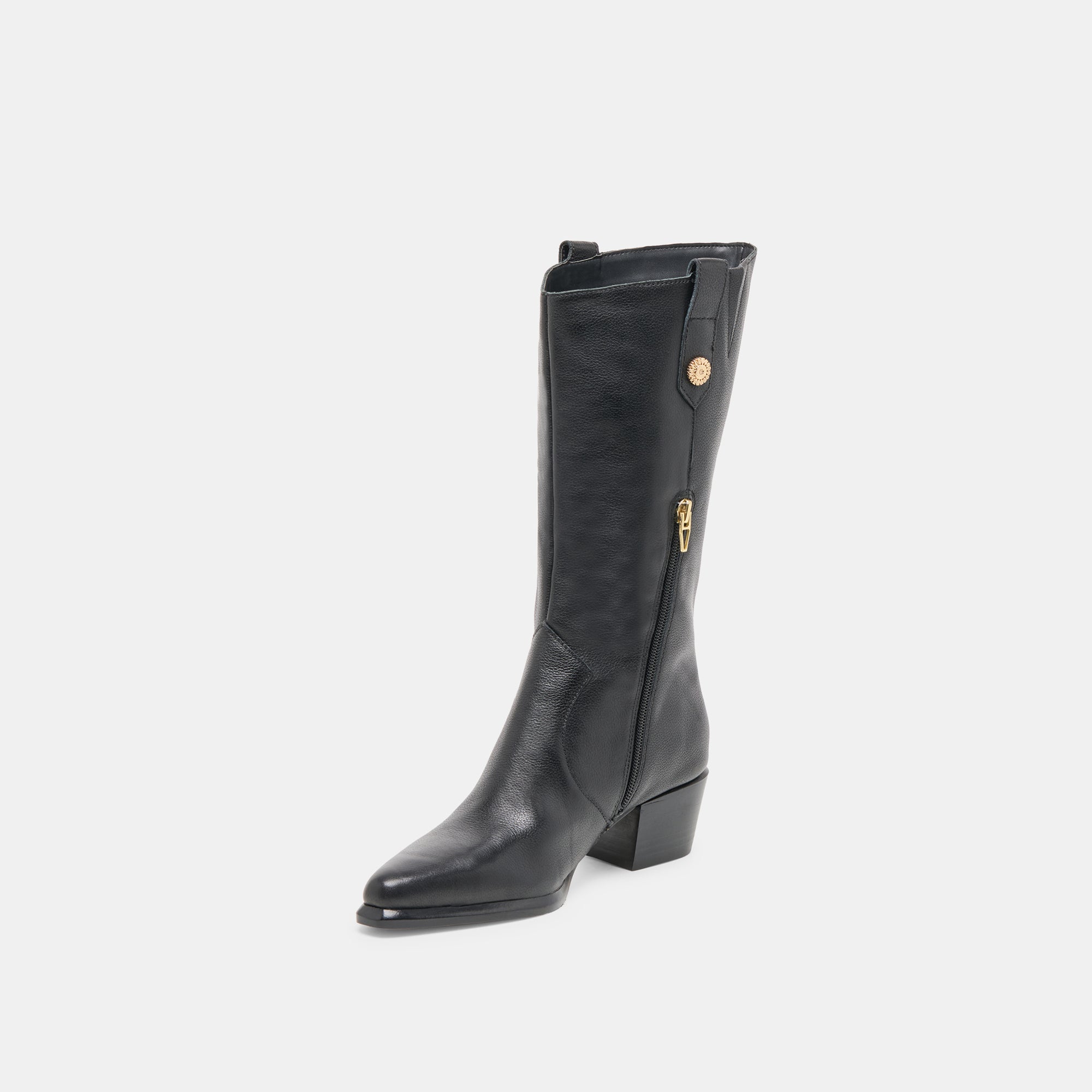 Vern Black Leather Boots / Dolce Vita