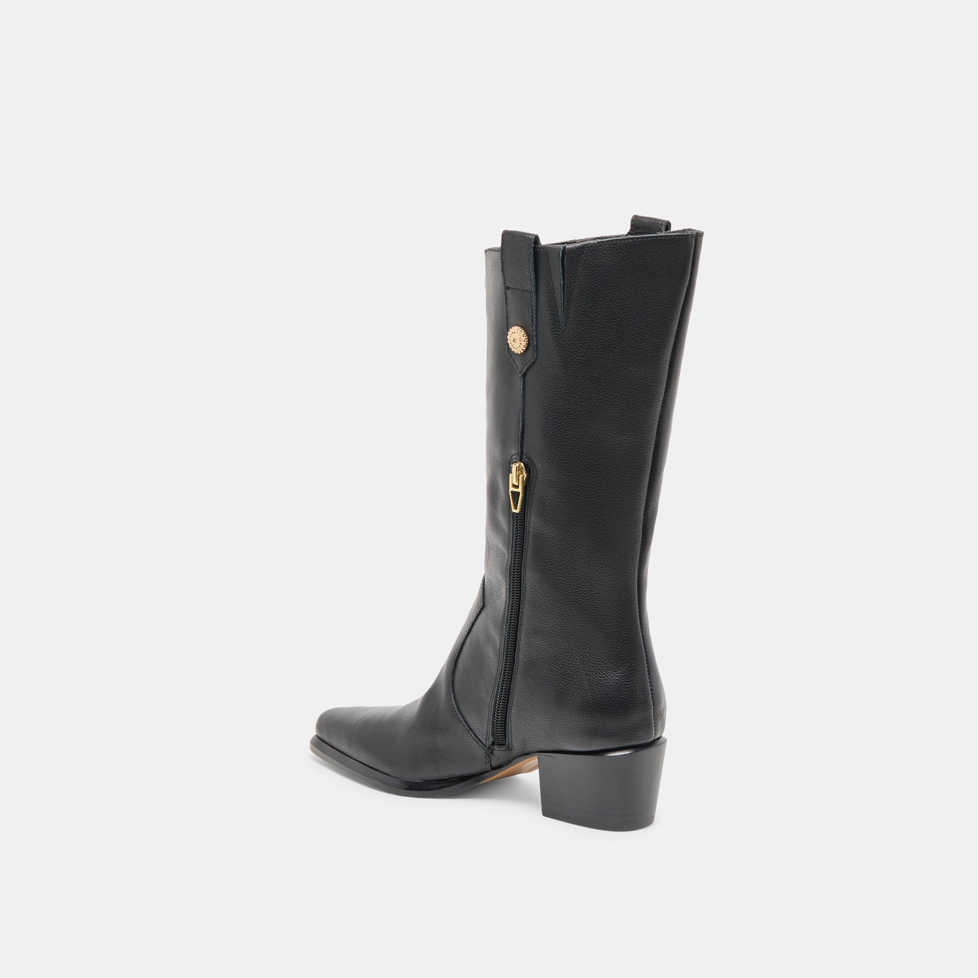 Vern Black Leather Boots / Dolce Vita