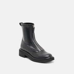 Shante Black Leather Boots / Dolce Vita
