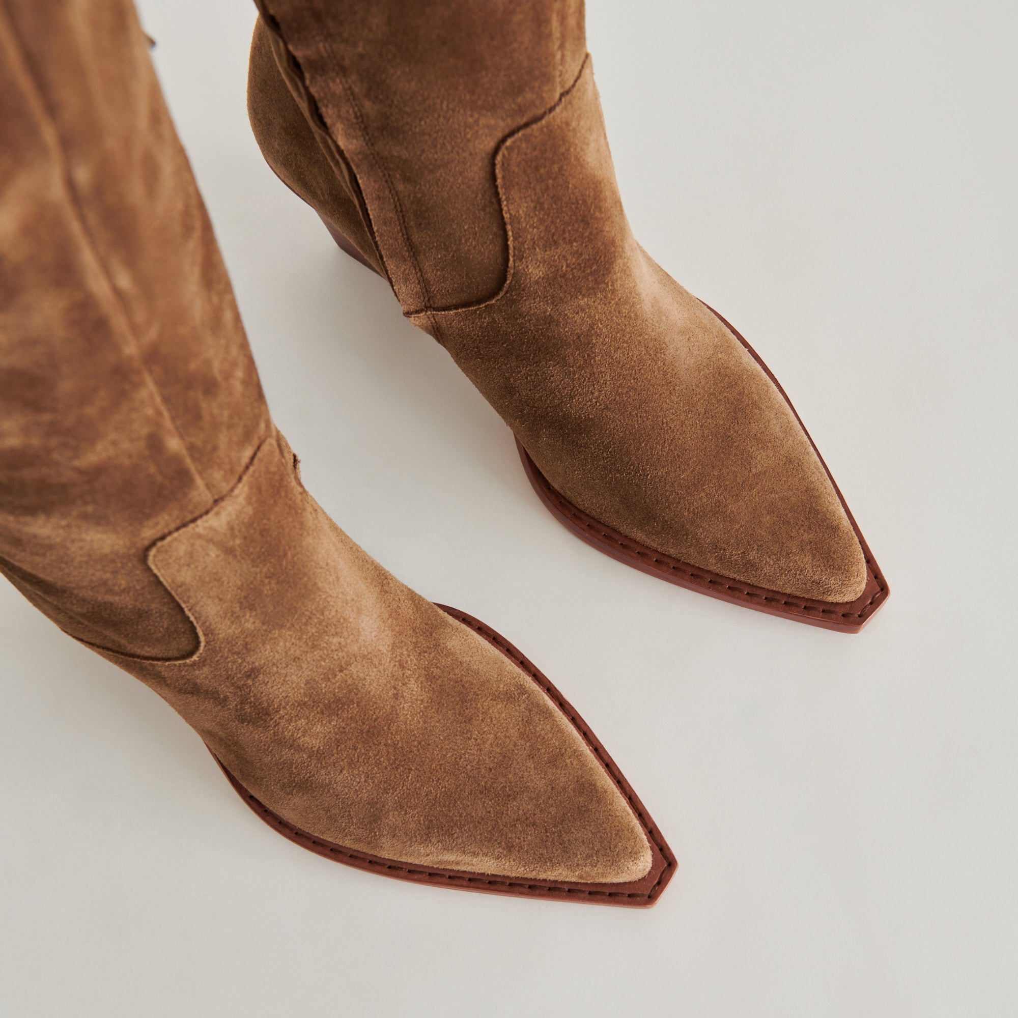 Raj Boots in Brown Suede | Women's Brown Suede Knee-High Boots
 – Dolce Vita / Dolce Vita