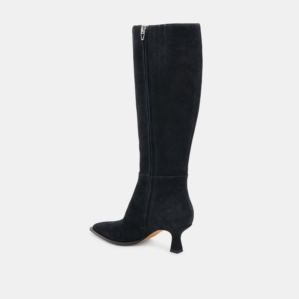 Auggie Boots | Onyx Suede Boots by Dolce Vita / Dolce Vita