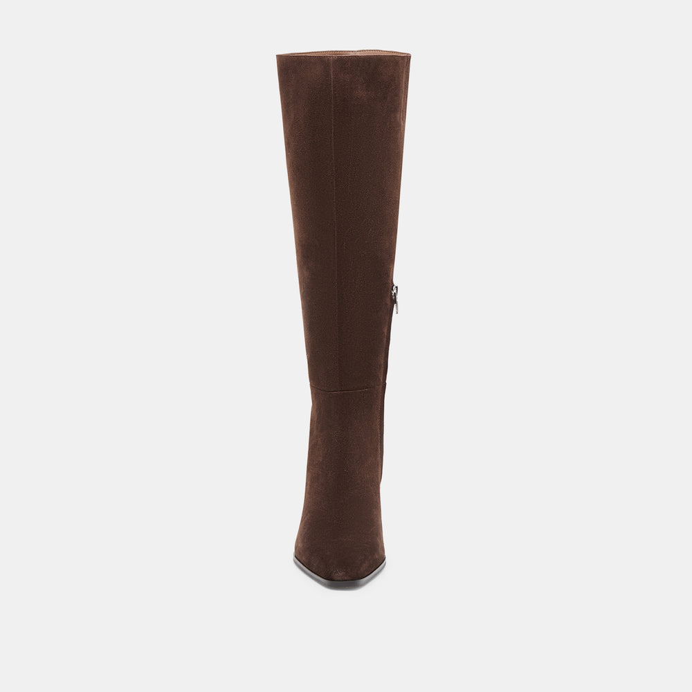 Emmi Dk Brown Suede Boots / Dolce Vita