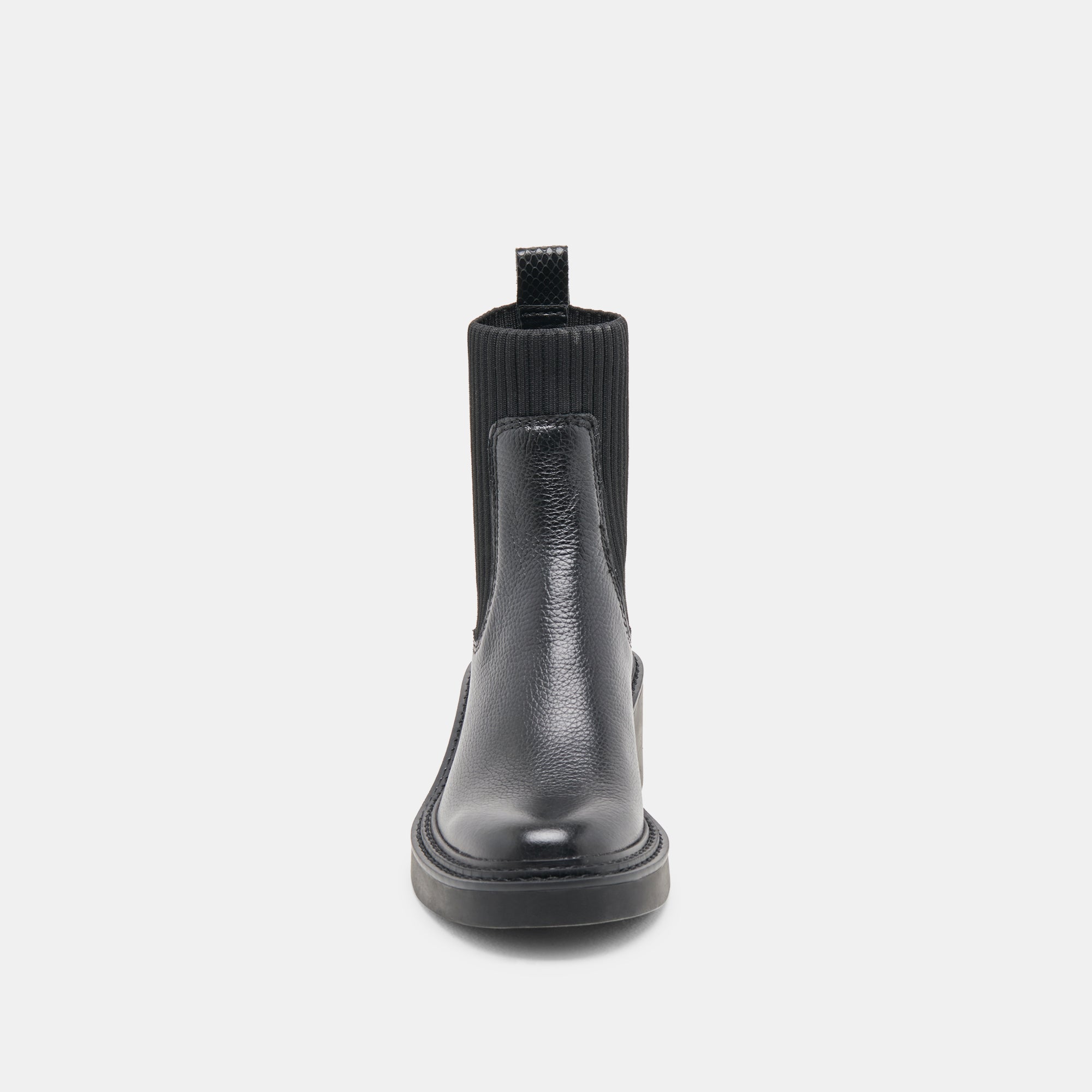 Hilora H2O Waterproof Black Leather Boots / Dolce Vita