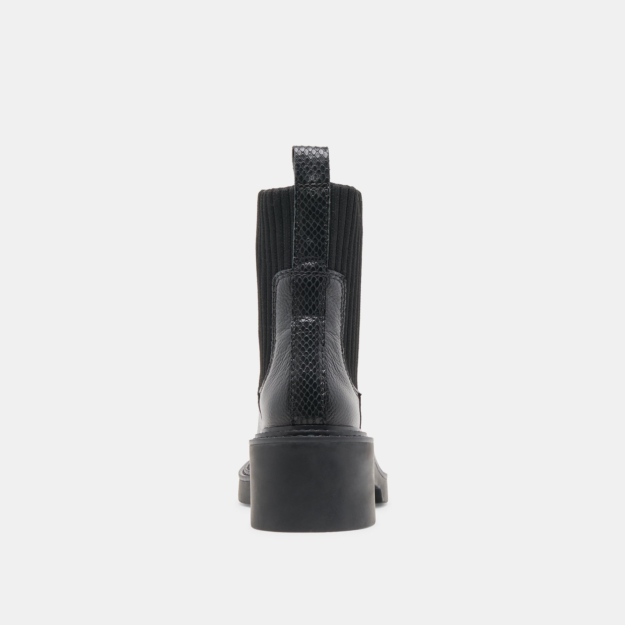 Hilora H2O Waterproof Black Leather Boots / Dolce Vita
