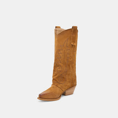 Sammy Chestnut Suede Boots / Dolce Vita