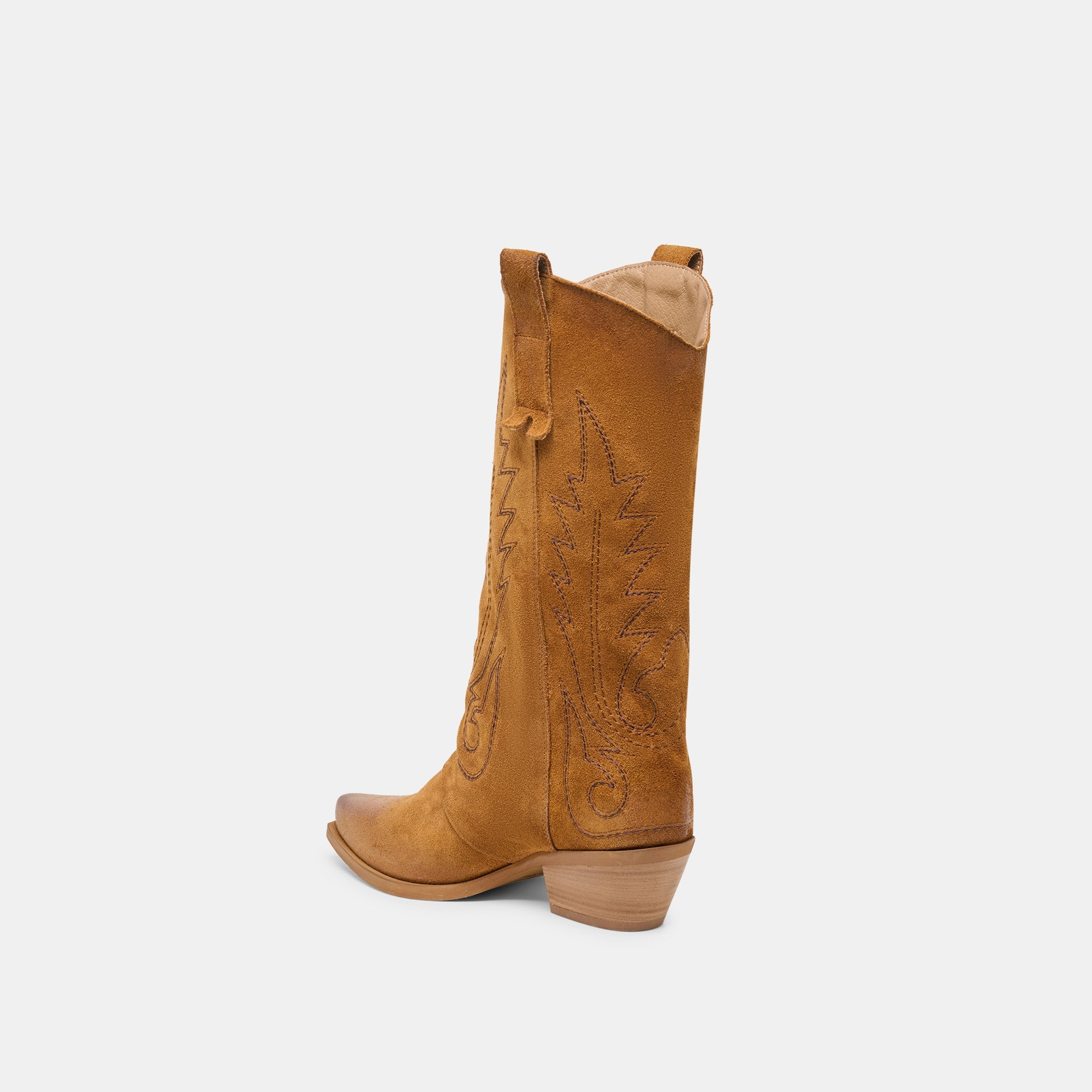 Sammy Chestnut Suede Boots / Dolce Vita