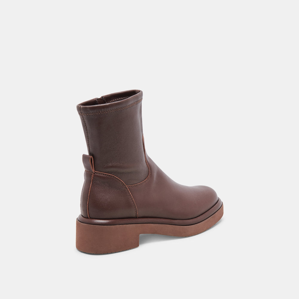 Simaya H2O Waterproof Mahogany Leather Boots / Dolce Vita