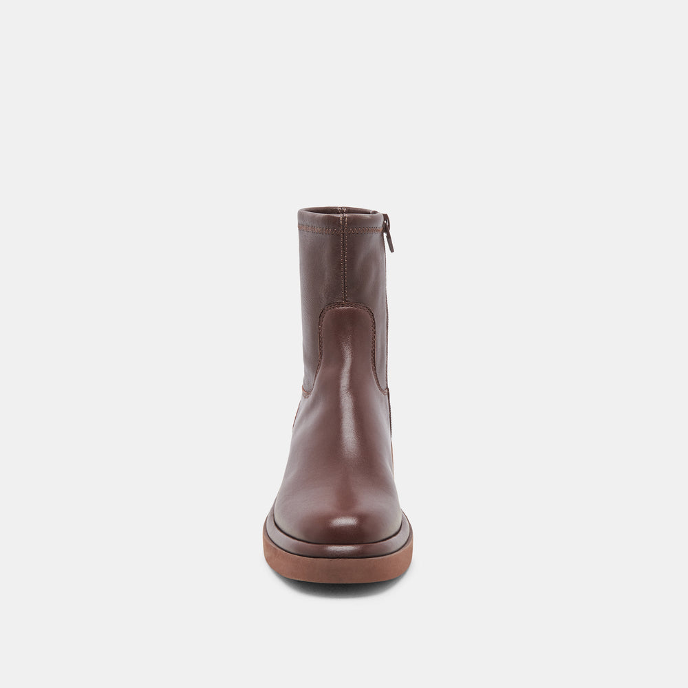 Simaya H2O Waterproof Mahogany Leather Boots / Dolce Vita