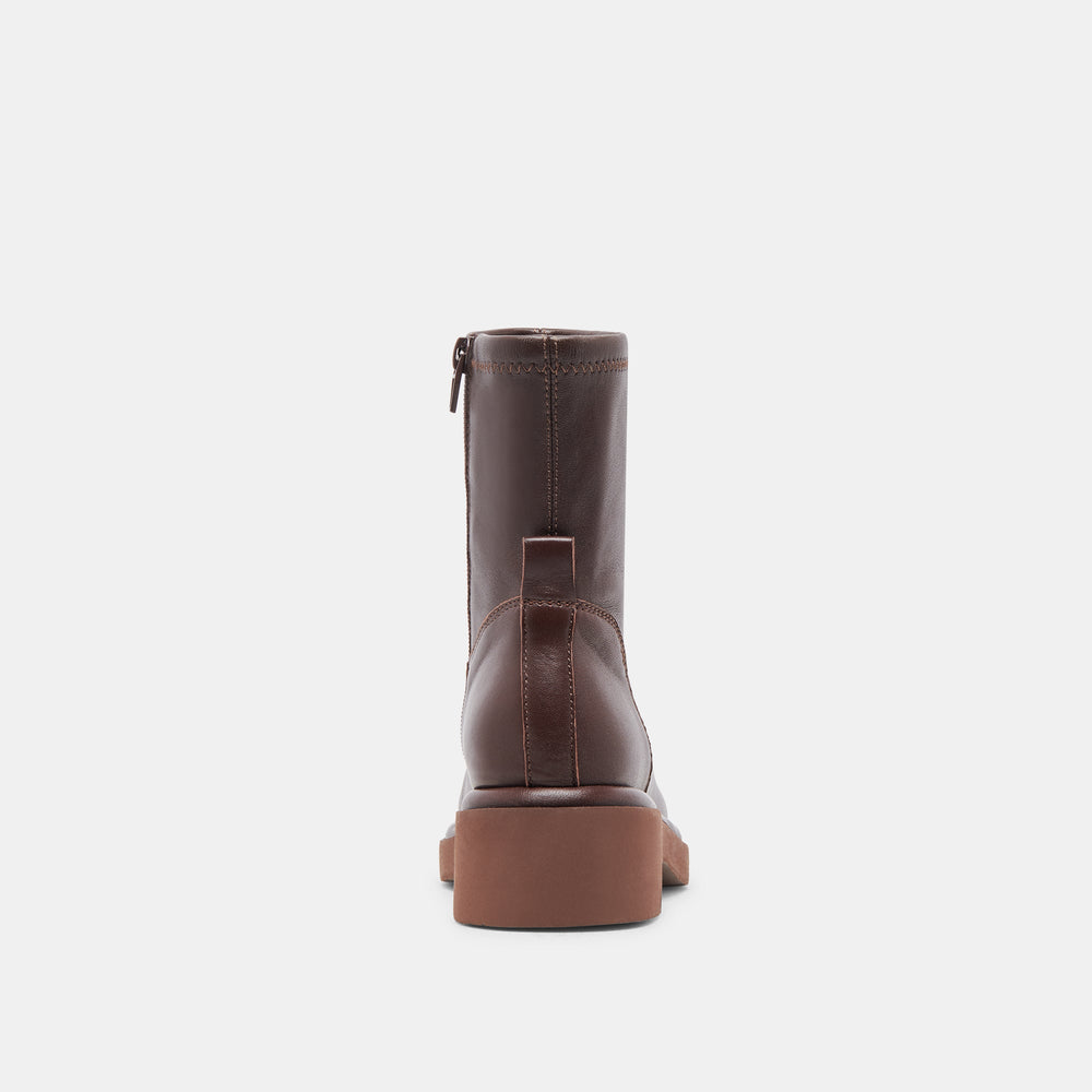 Simaya H2O Waterproof Mahogany Leather Boots / Dolce Vita