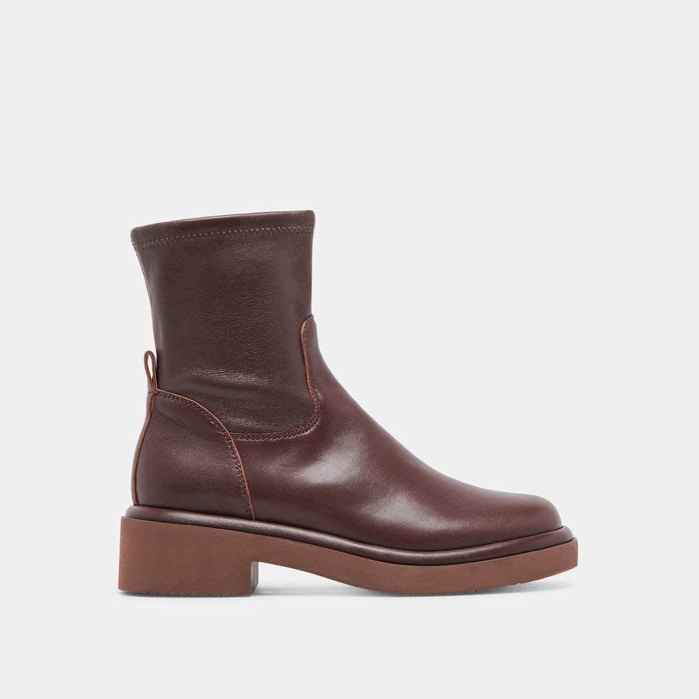 Simaya H2O Waterproof Mahogany Leather Boots / Dolce Vita