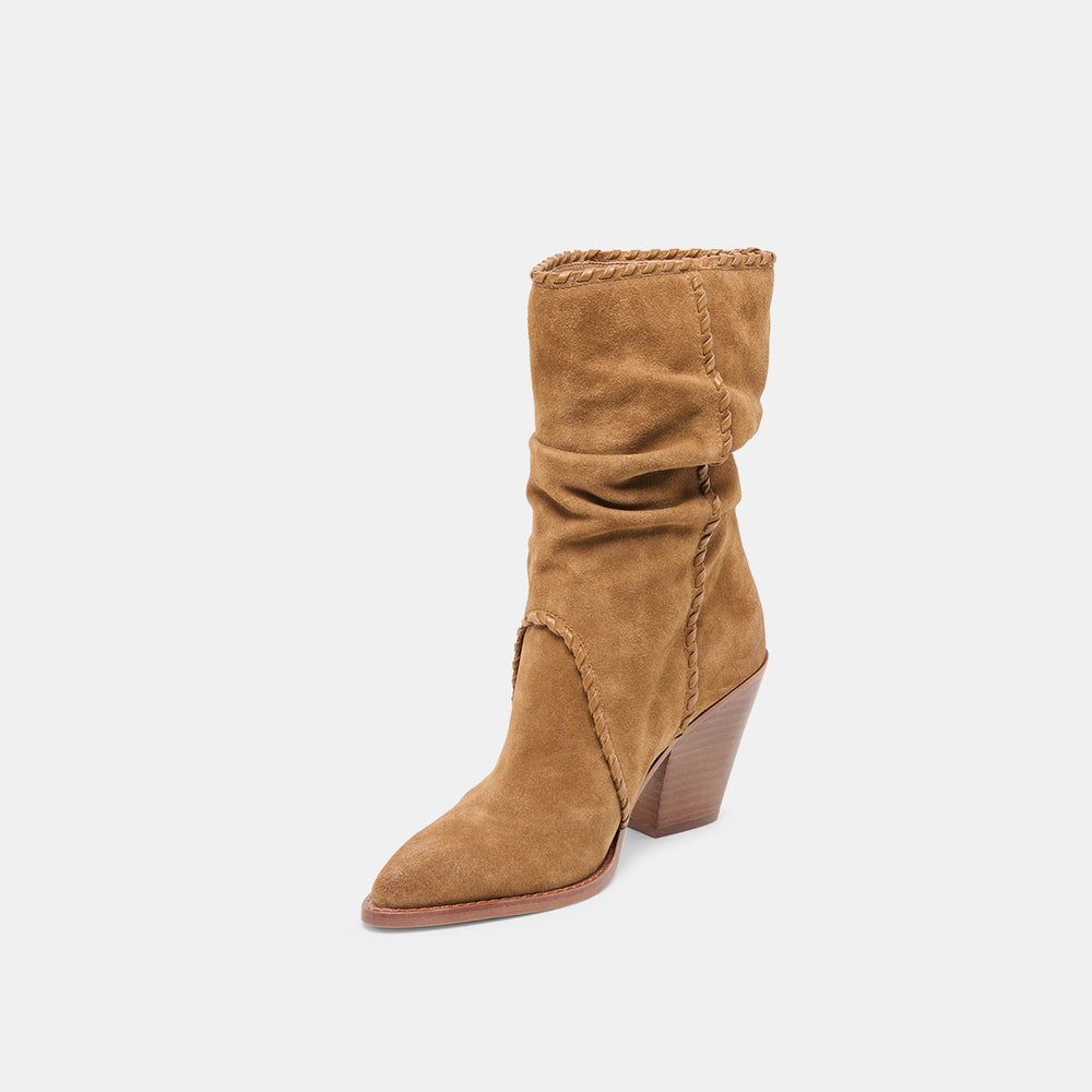 Julith Lt Brown Suede Boots / Dolce Vita