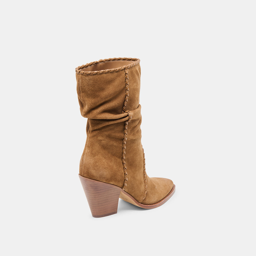 Julith Lt Brown Suede Boots / Dolce Vita
