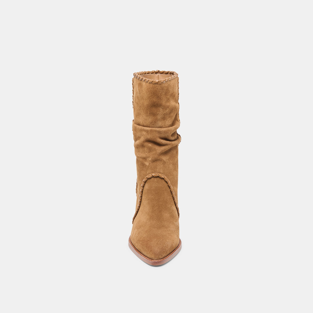 Julith Lt Brown Suede Boots / Dolce Vita