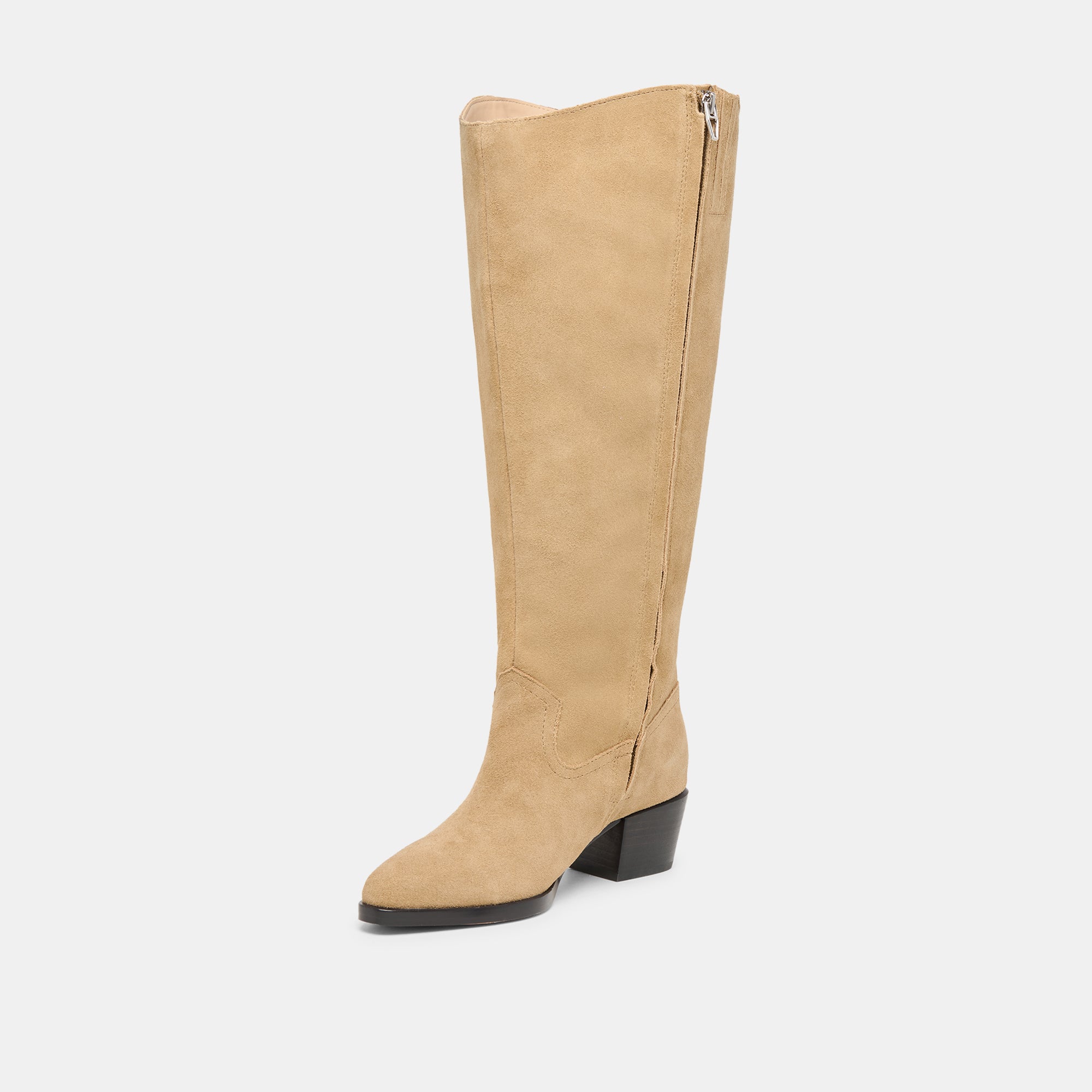 Virona H2O Waterproof Dk Taupe Suede Extra Wide Calf Boots / Dolce Vita