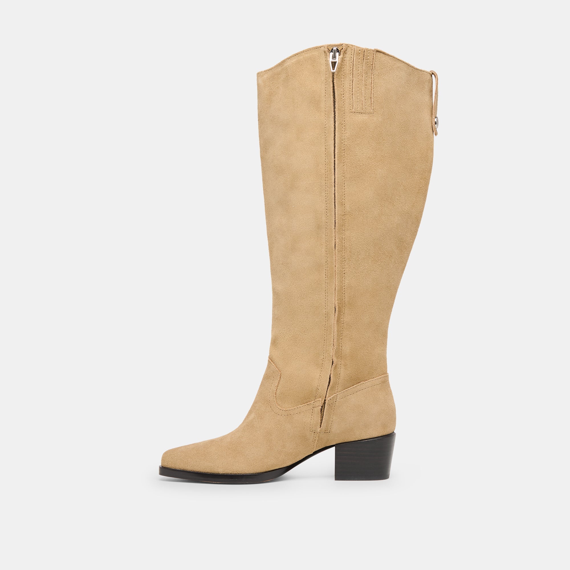 Virona H2O Waterproof Dk Taupe Suede Extra Wide Calf Boots / Dolce Vita