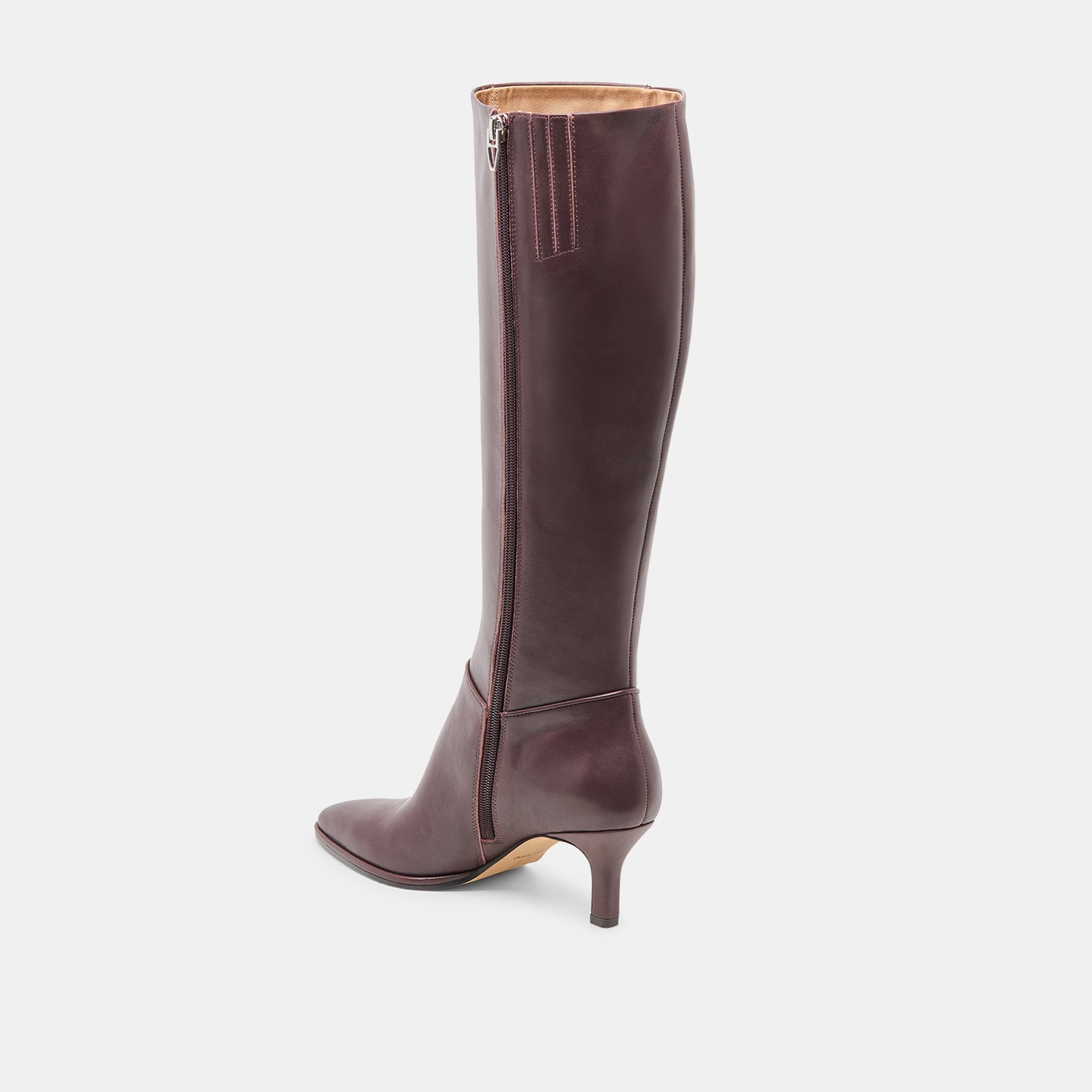 Aldy Mulberry Leather Boots / Dolce Vita