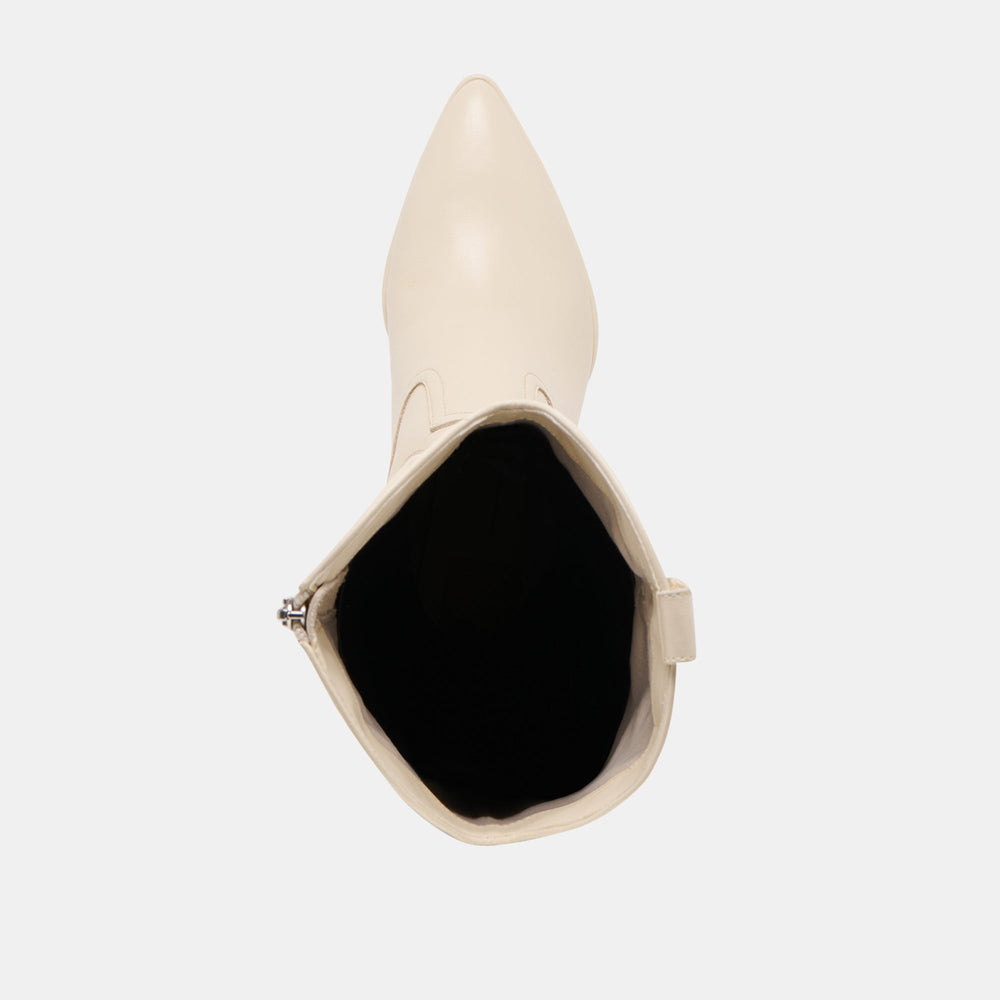 Alisa Creme Leather Boots / Dolce Vita