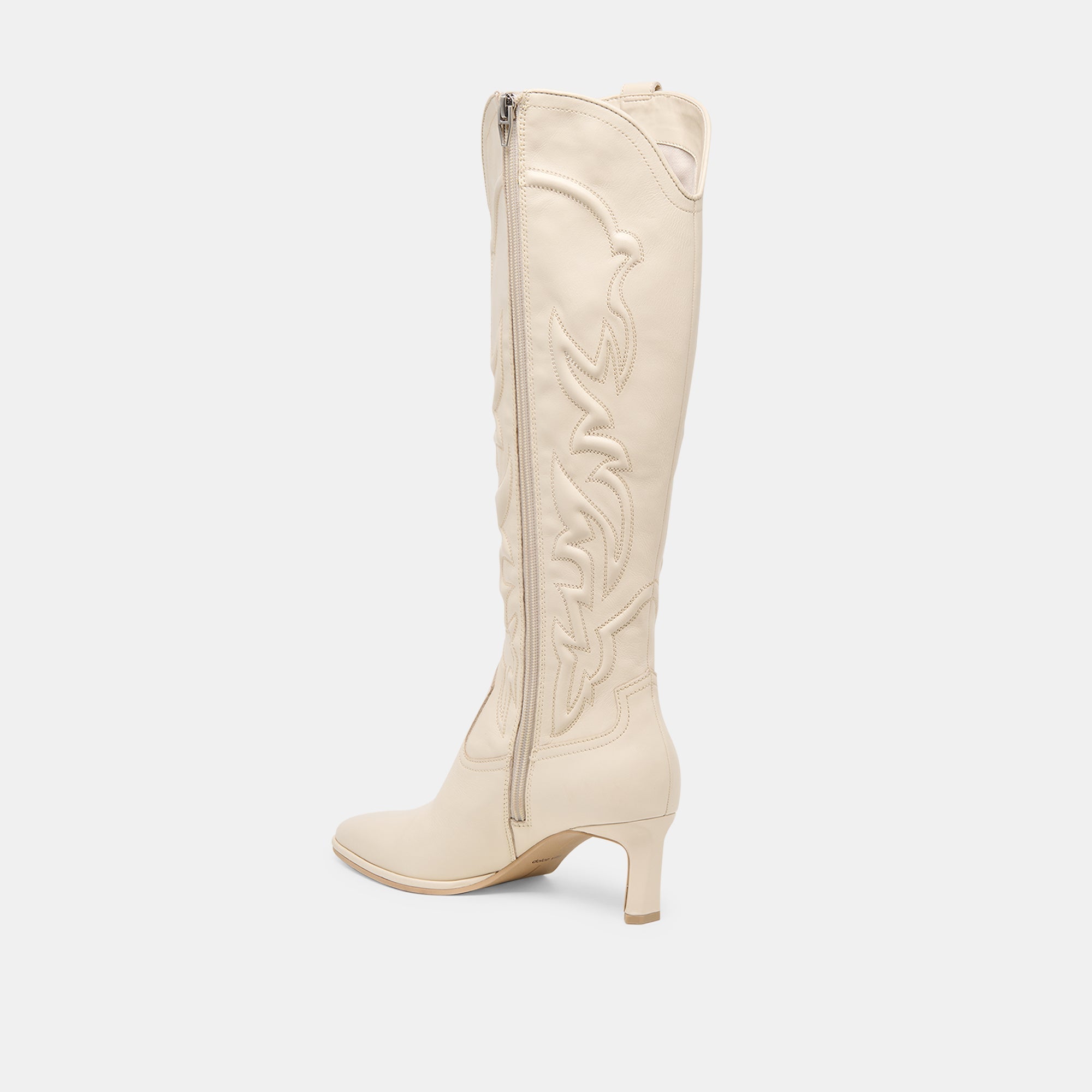 Alisa Creme Leather Boots / Dolce Vita