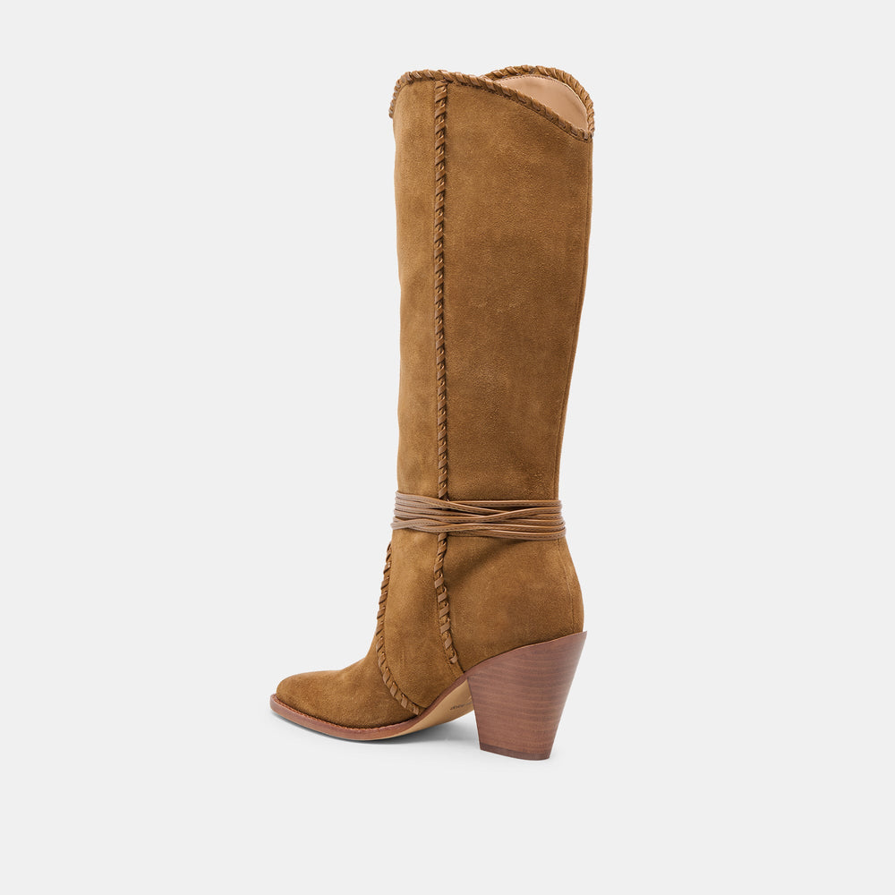 Jody Lt Brown Suede Boots / Dolce Vita