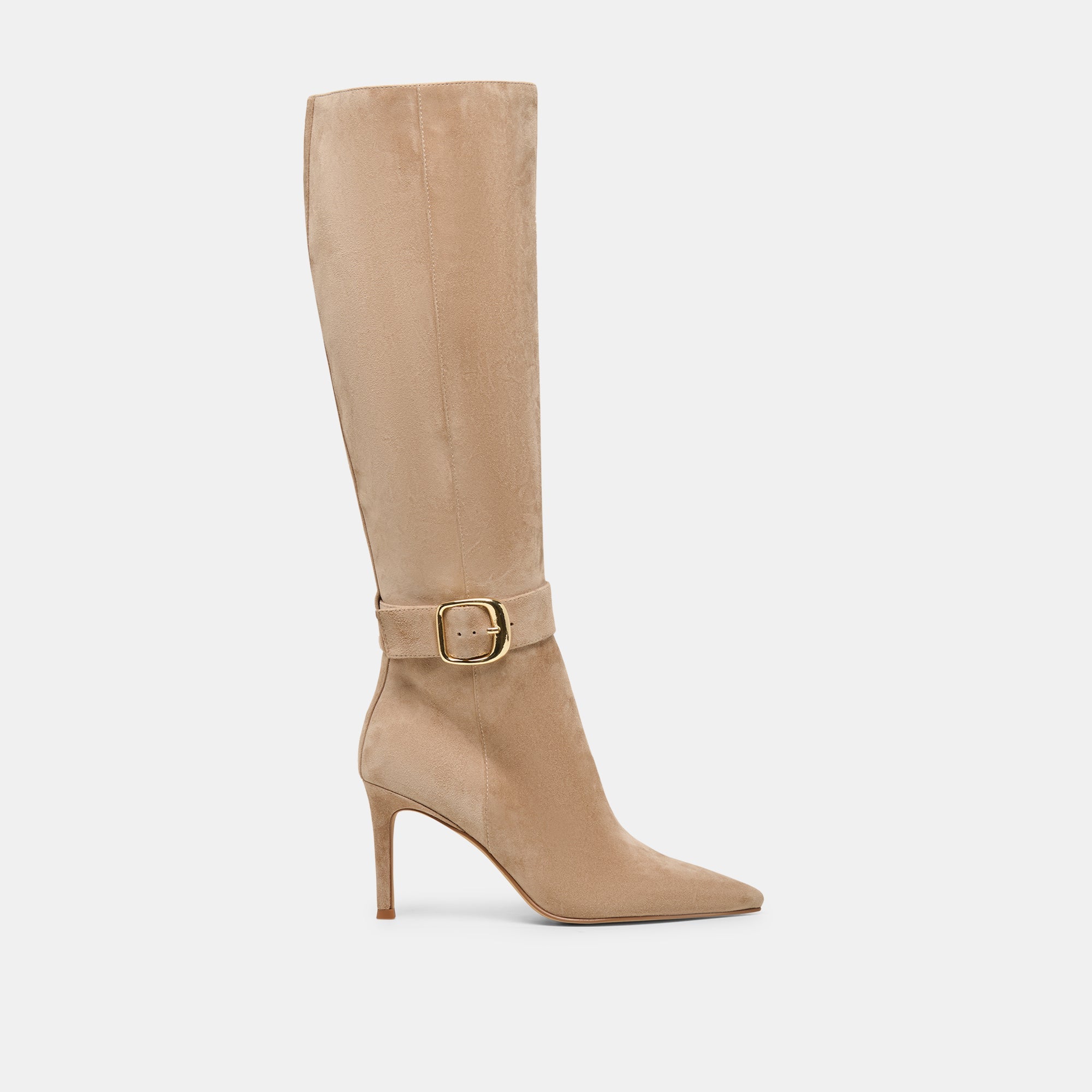 Kinzy Camel Suede Boots / Dolce Vita