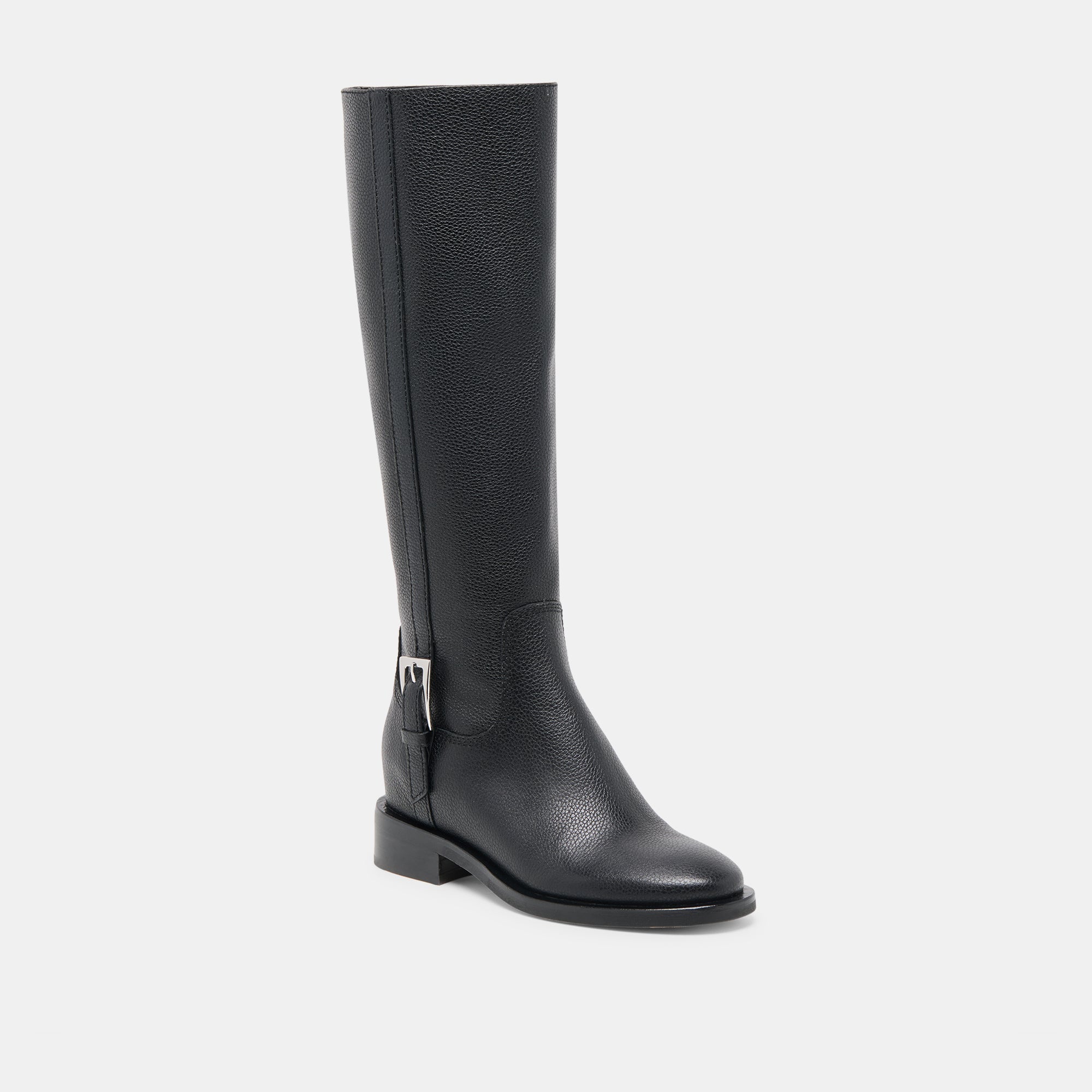 Kilian H2O Waterproof Black Leather Wide Calf Boots / Dolce Vita