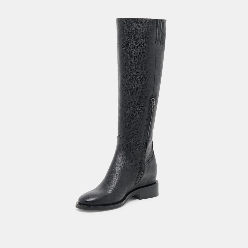 Kilian H2O Waterproof Black Leather Boots / Dolce Vita