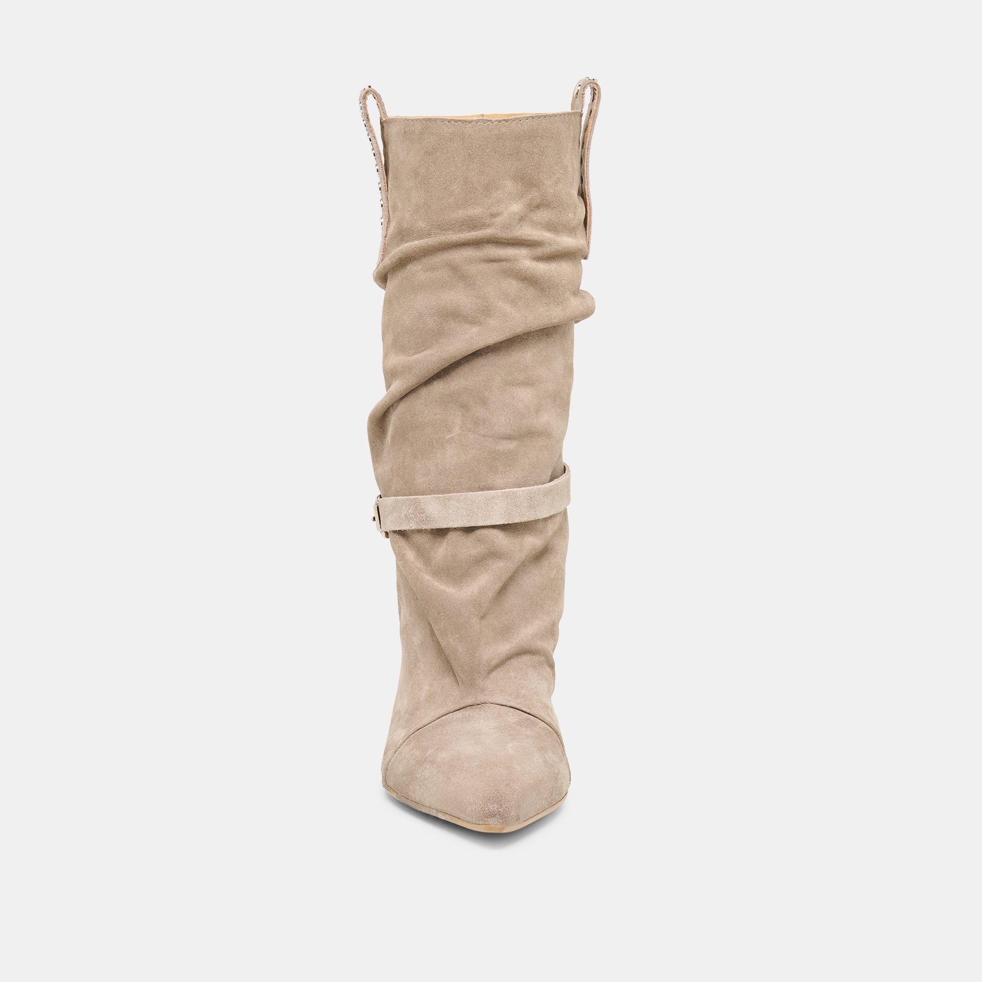 Morla Taupe Suede Boots / Dolce Vita