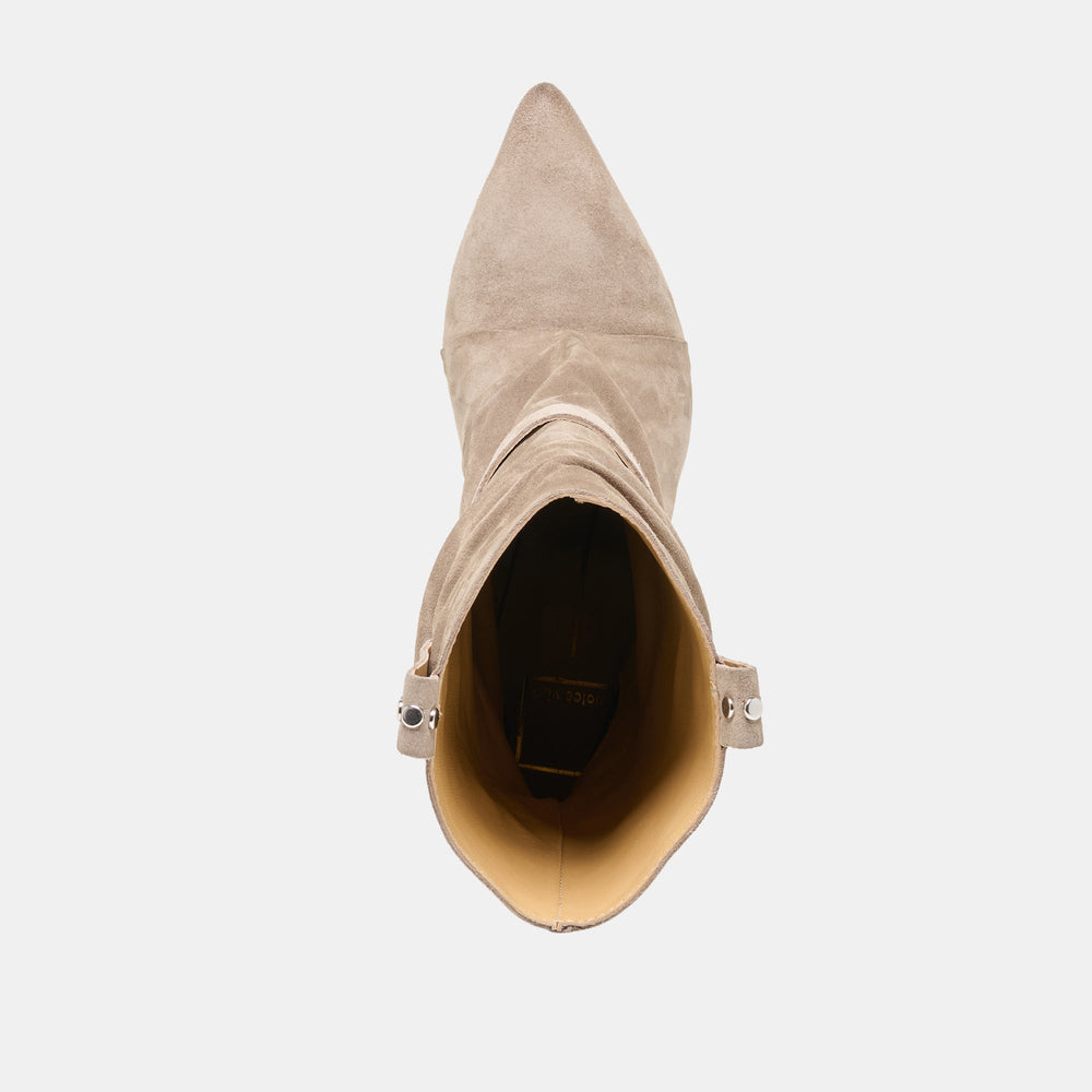 Morla Taupe Suede Boots / Dolce Vita