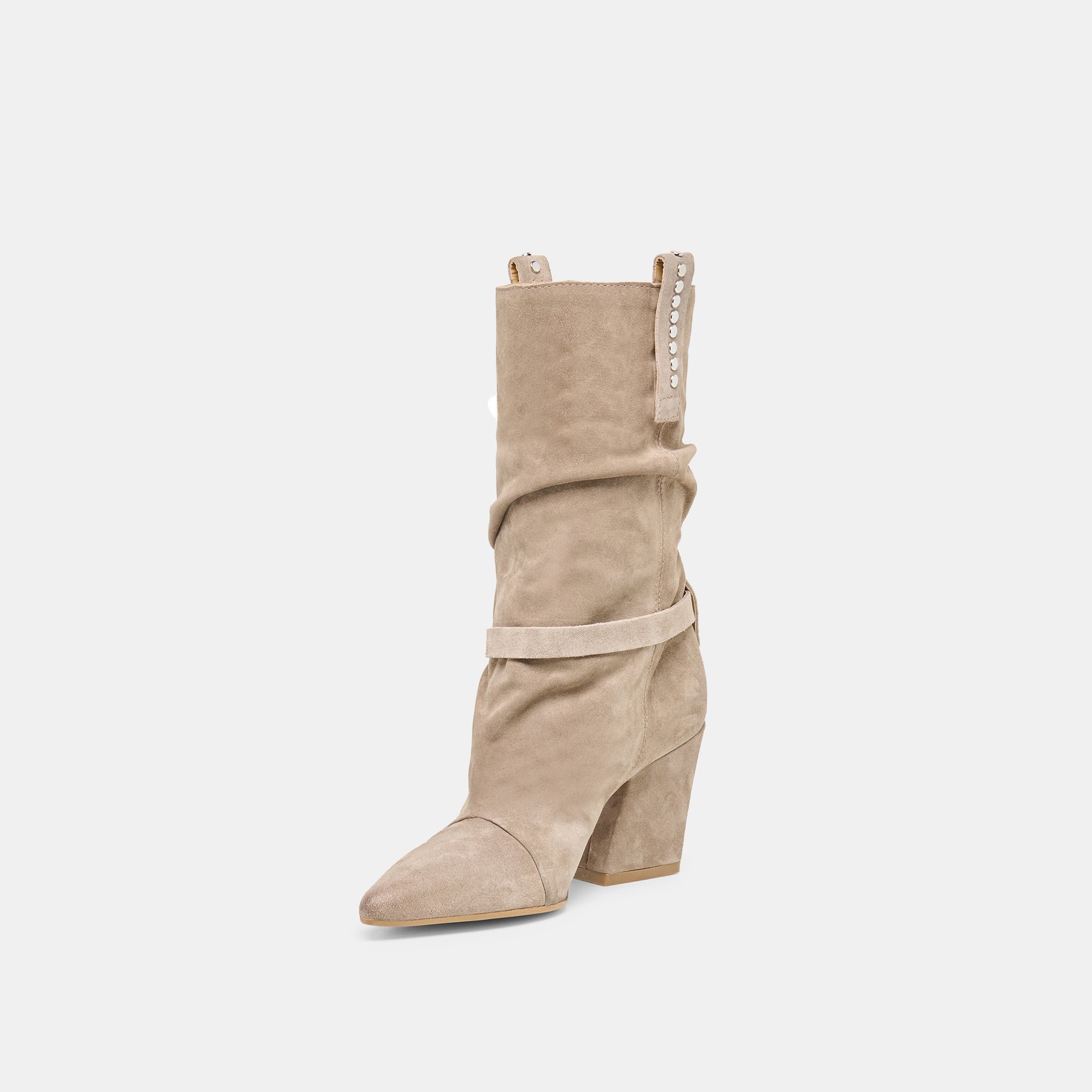 Morla Taupe Suede Boots / Dolce Vita