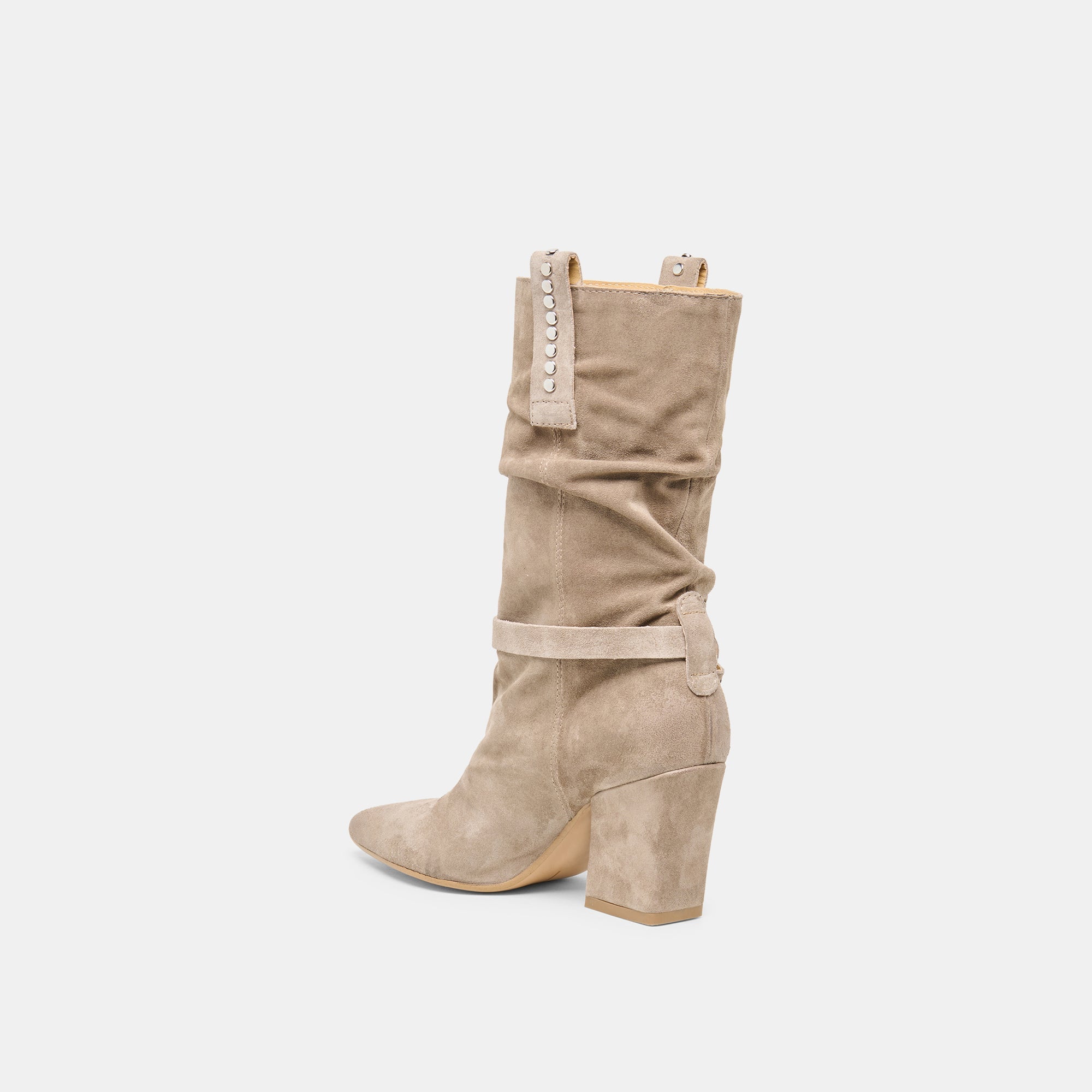 Morla Taupe Suede Boots / Dolce Vita
