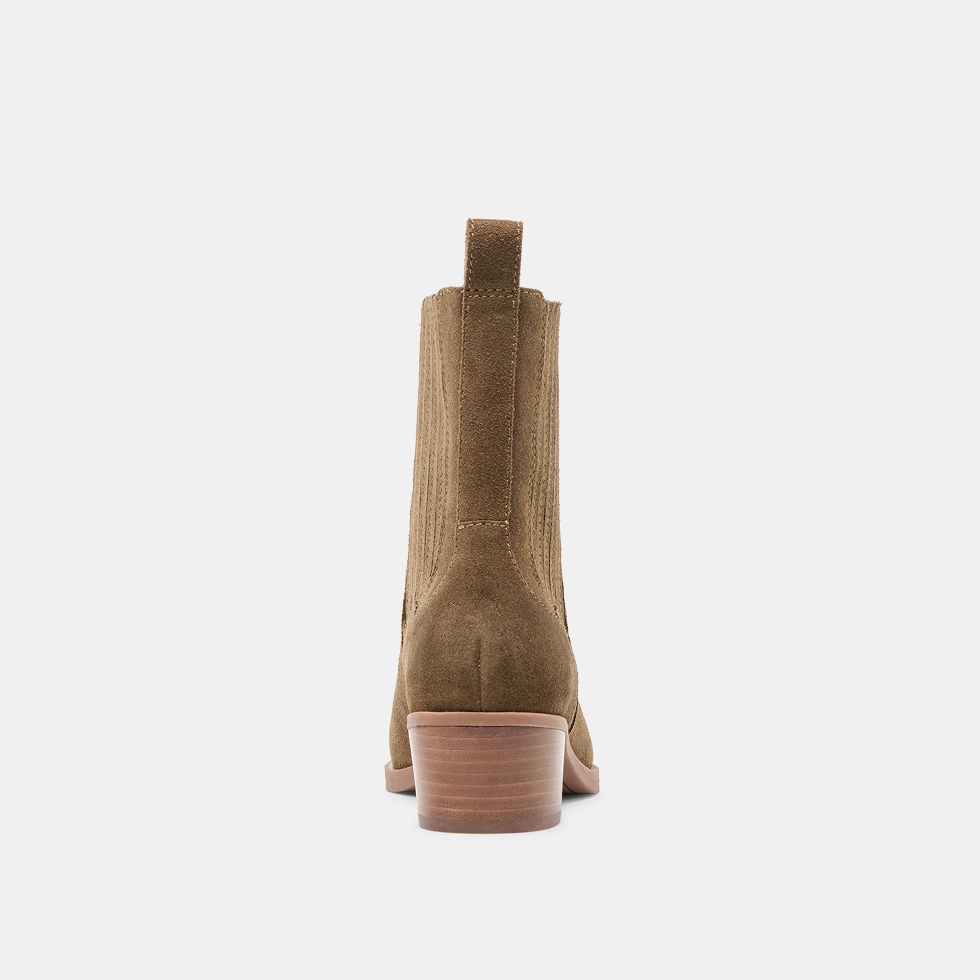 Faint H2O Waterproof Olive Suede Booties / Dolce Vita