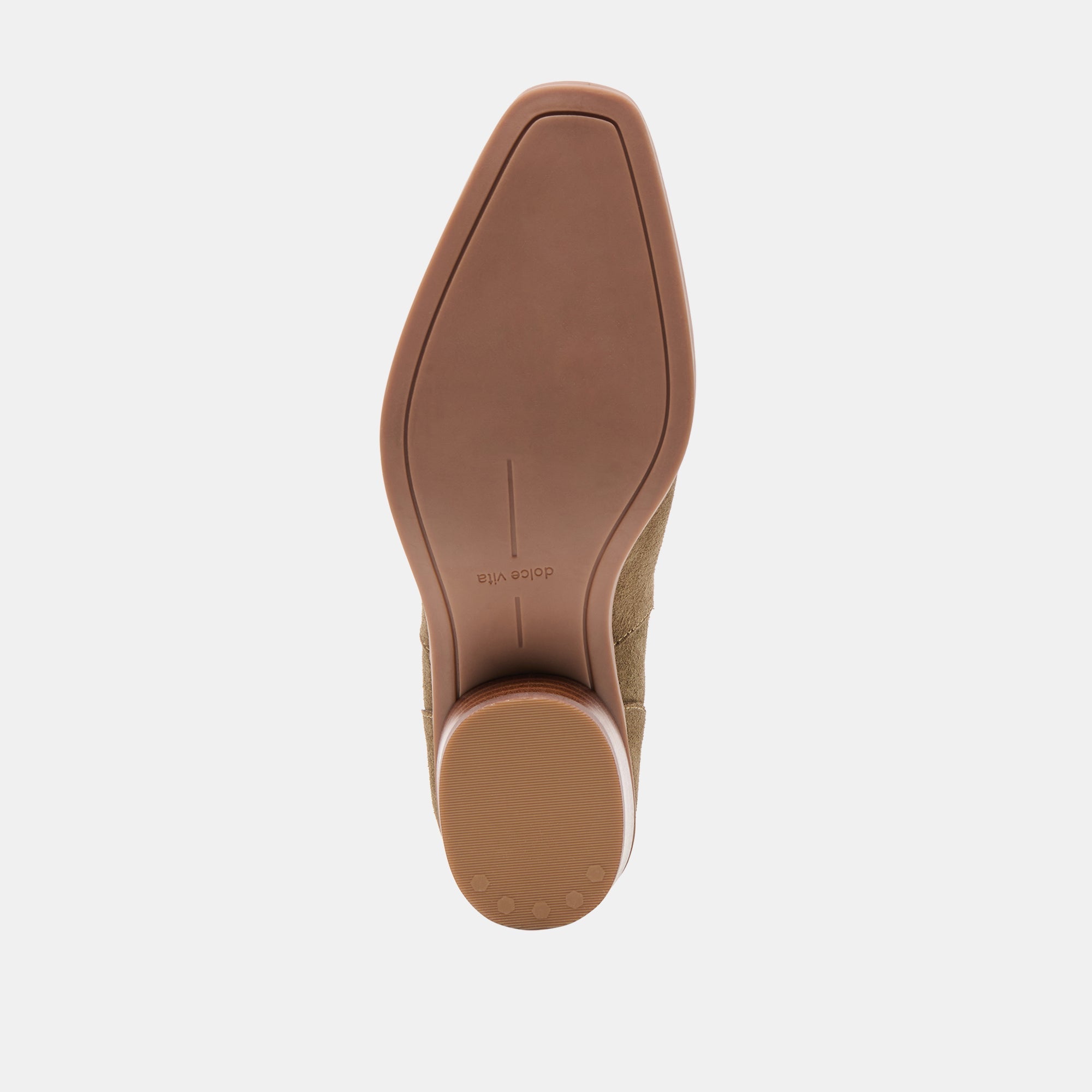 Faint H2O Waterproof Olive Suede Booties / Dolce Vita
